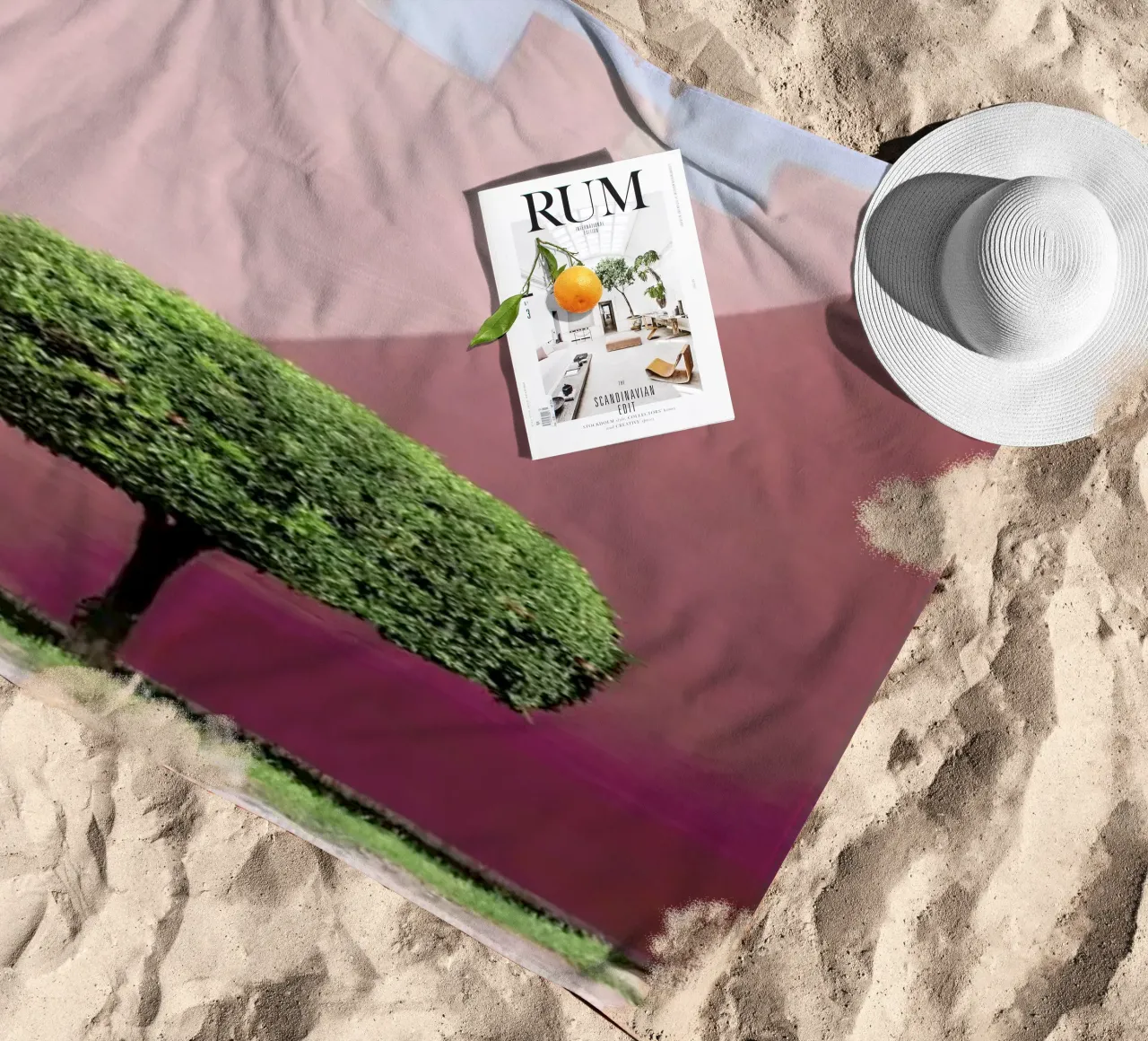 Three Trees strandhanddoek van Rupert Höller