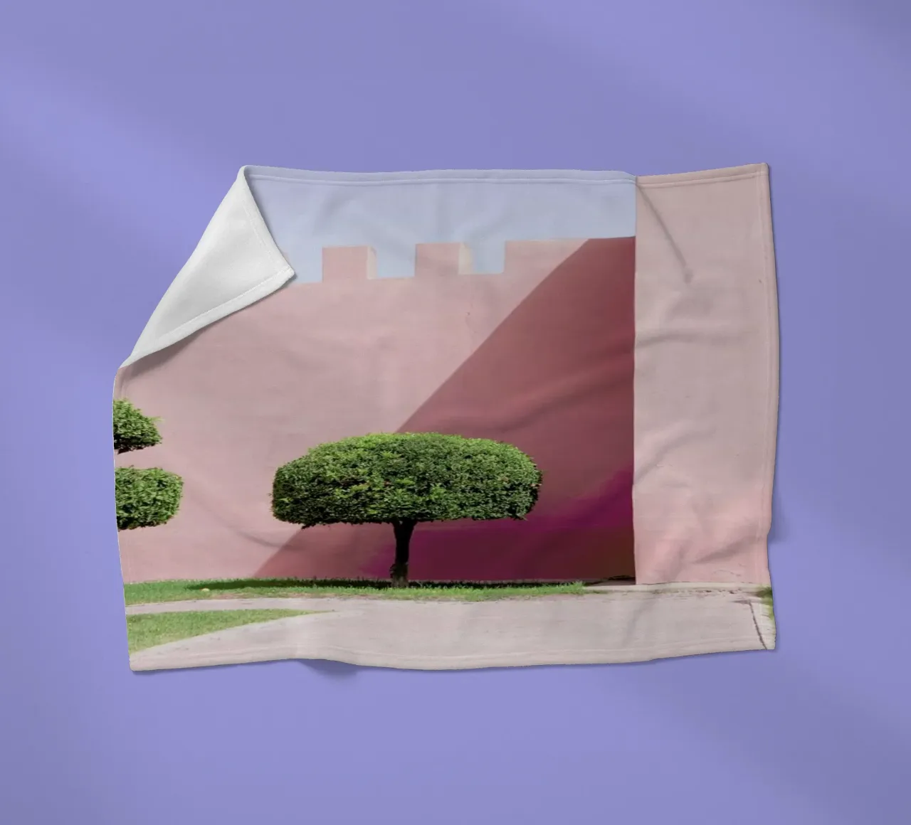 Three Trees fleece blanket by Rupert Höller