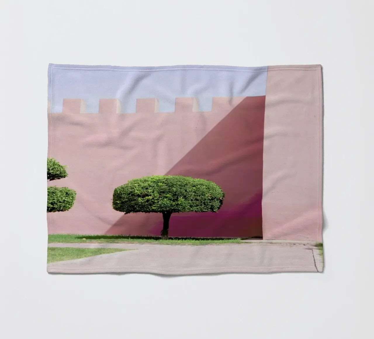 Three Trees fleece blanket by Rupert Höller