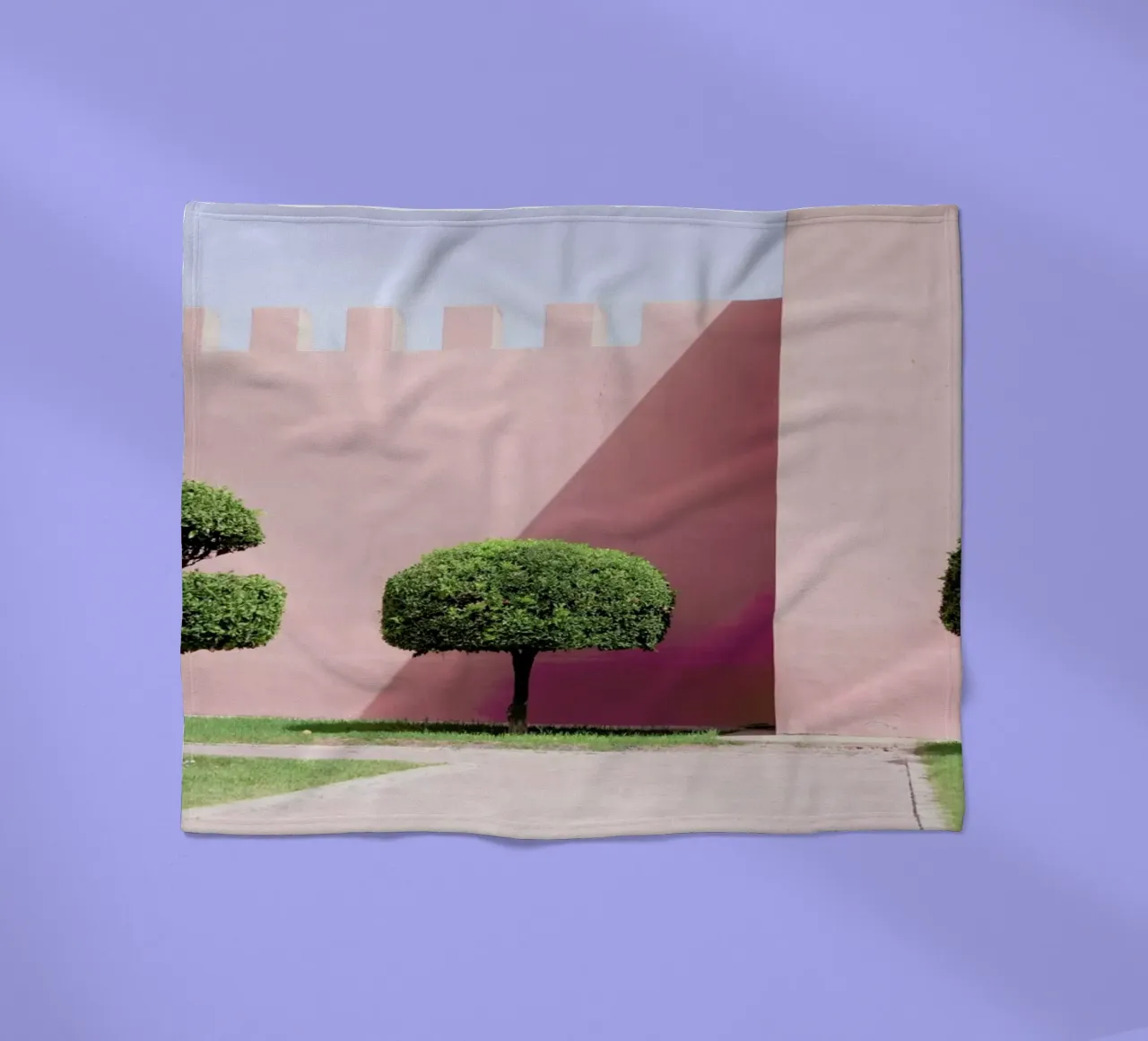 Three Trees fleece blanket by Rupert Höller