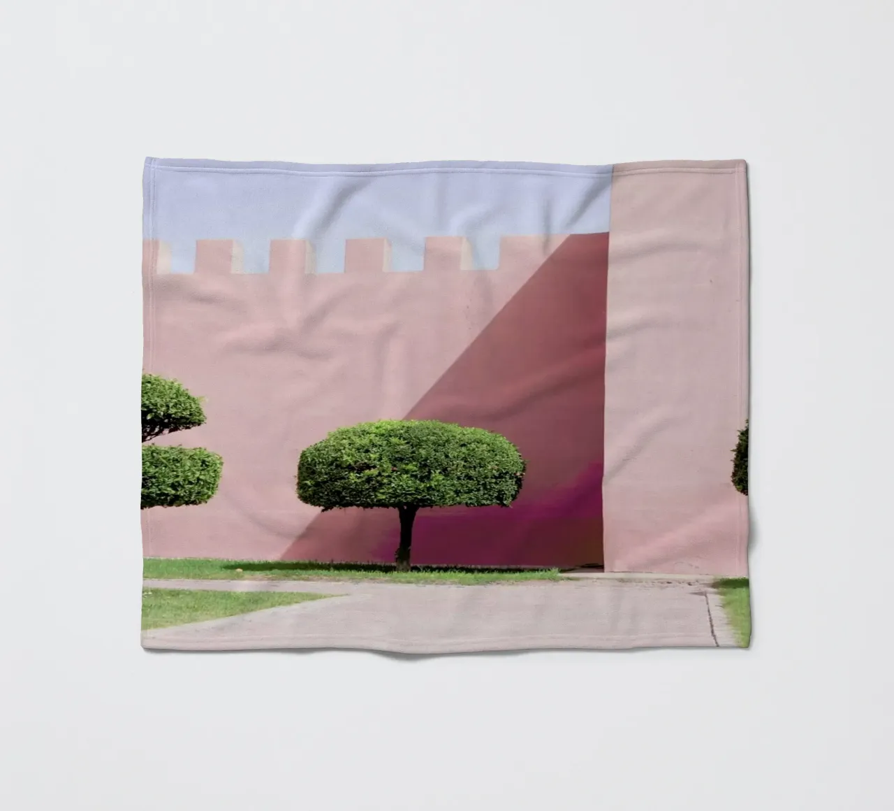 Three Trees fleece blanket by Rupert Höller
