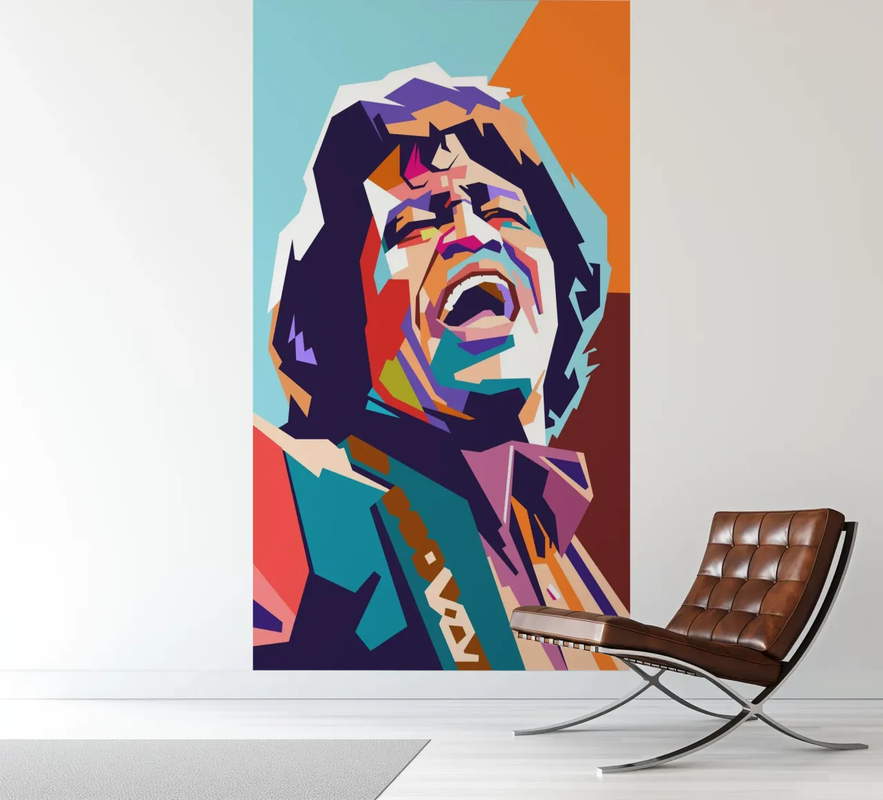 James Brown ikonischer Sänger Fototapete von Hantamrata
