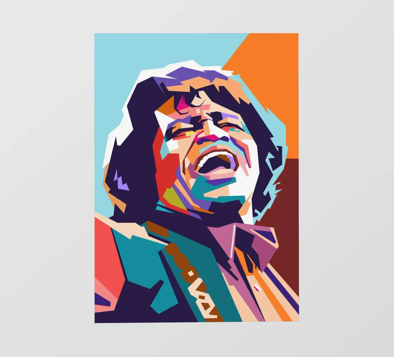 James Brown ikonischer Sänger Fototapete von Hantamrata