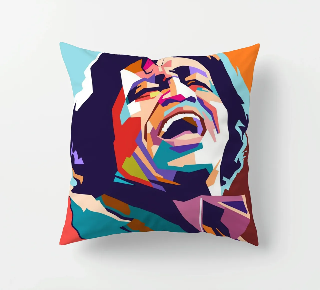 James Brown ikonischer Sänger Kissen von Hantamrata