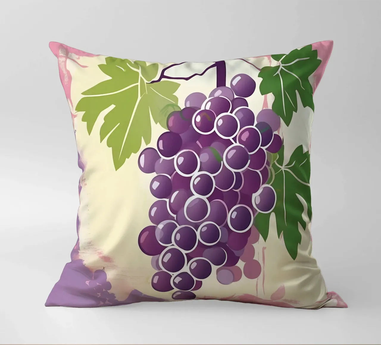 Uva_stile_A_5 cuscino da Pink- und LoveArt by LK