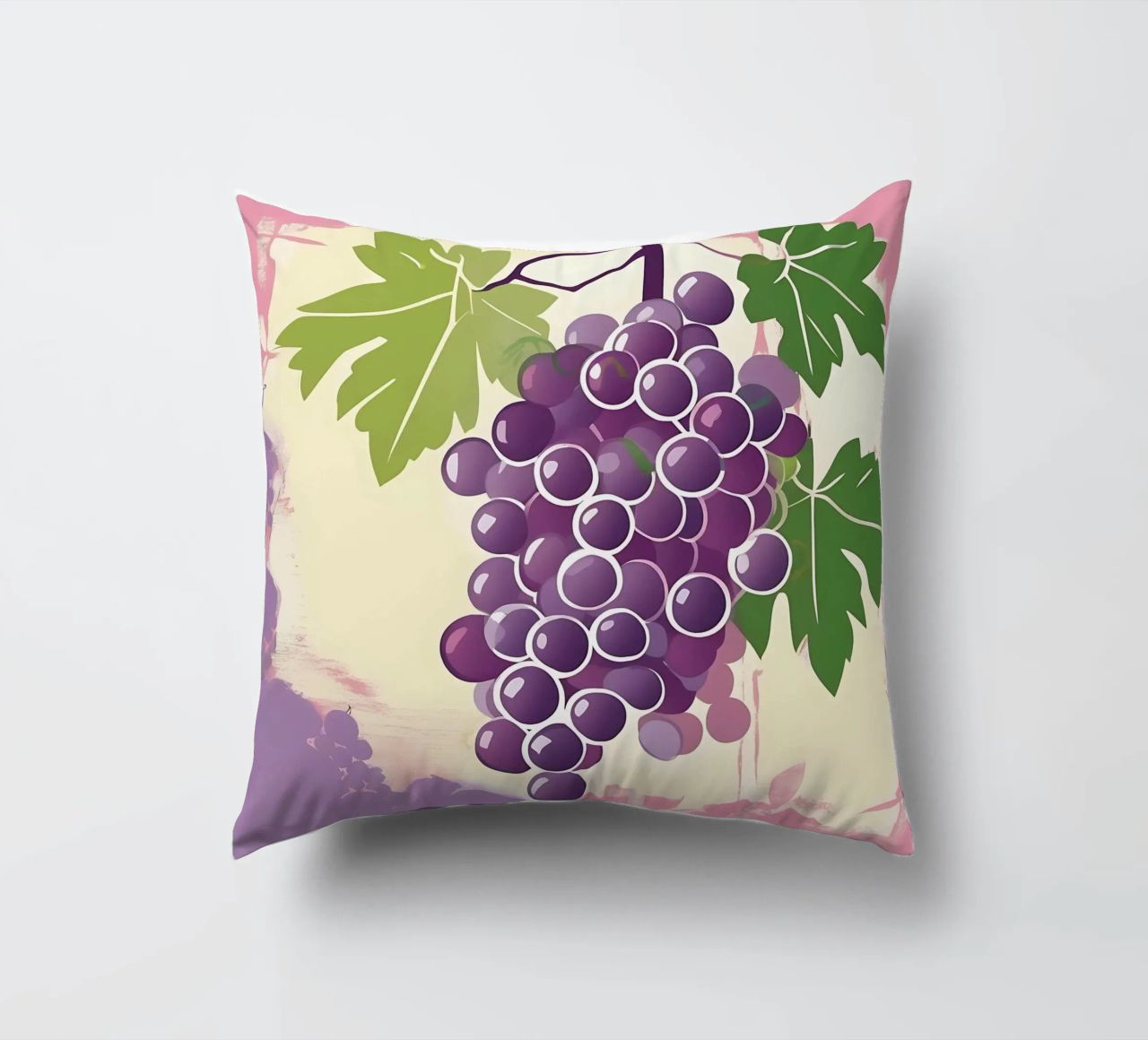 Uva_stile_A_5 cuscino da Pink- und LoveArt by LK