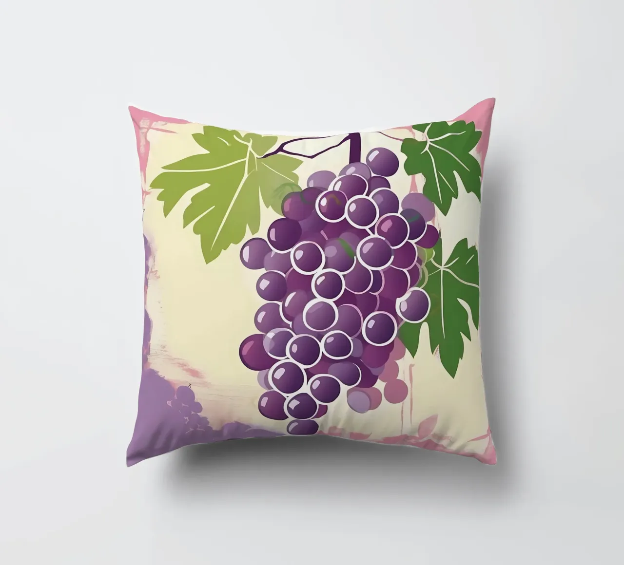 Uva_stile_A_5 cuscino da Pink- und LoveArt by LK