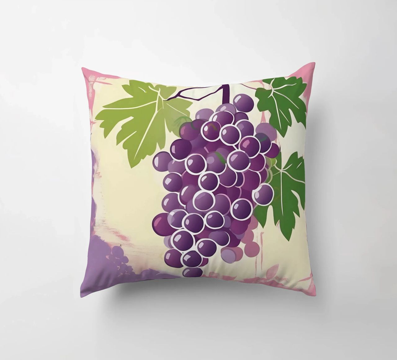 Uva_stile_A_5 cuscino da Pink- und LoveArt by LK