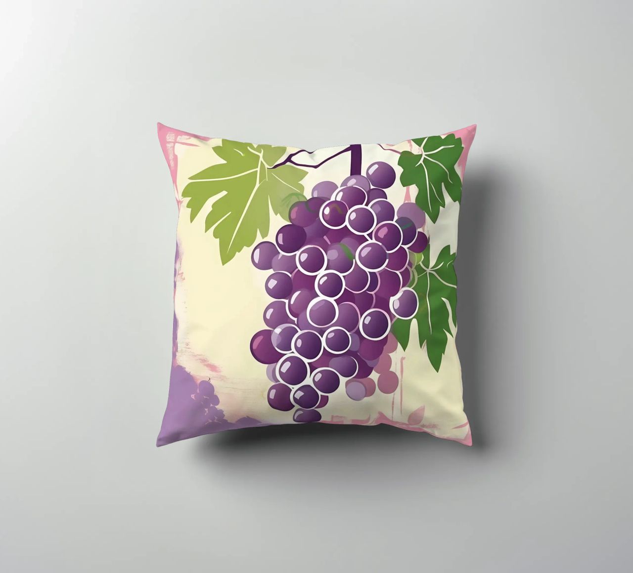 Uva_stile_A_5 cuscino da Pink- und LoveArt by LK