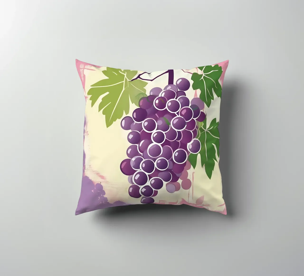 Uva_stile_A_5 cuscino da Pink- und LoveArt by LK