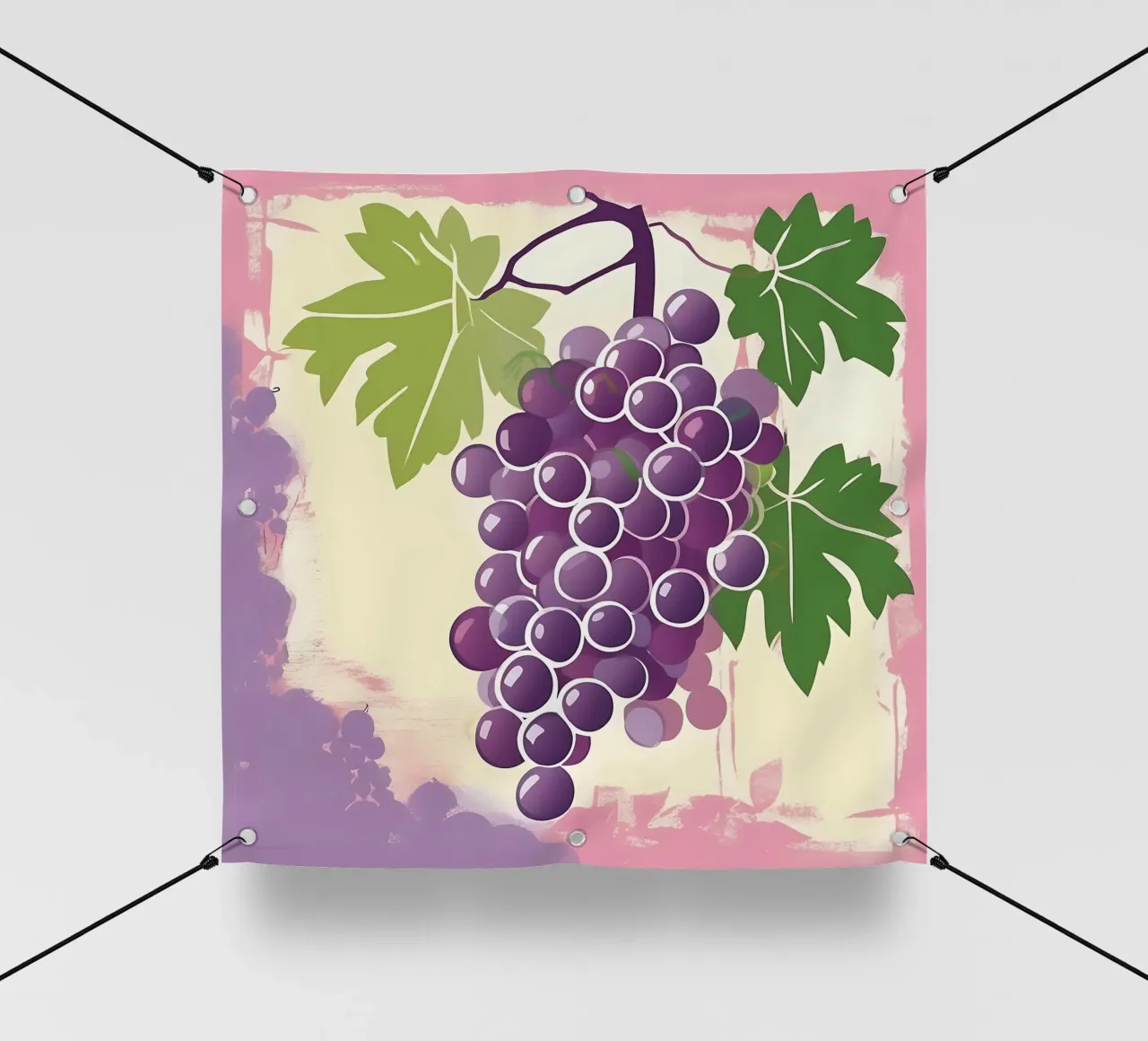 Raisins_style_A_5 bâche pvc de Pink- und LoveArt by LK