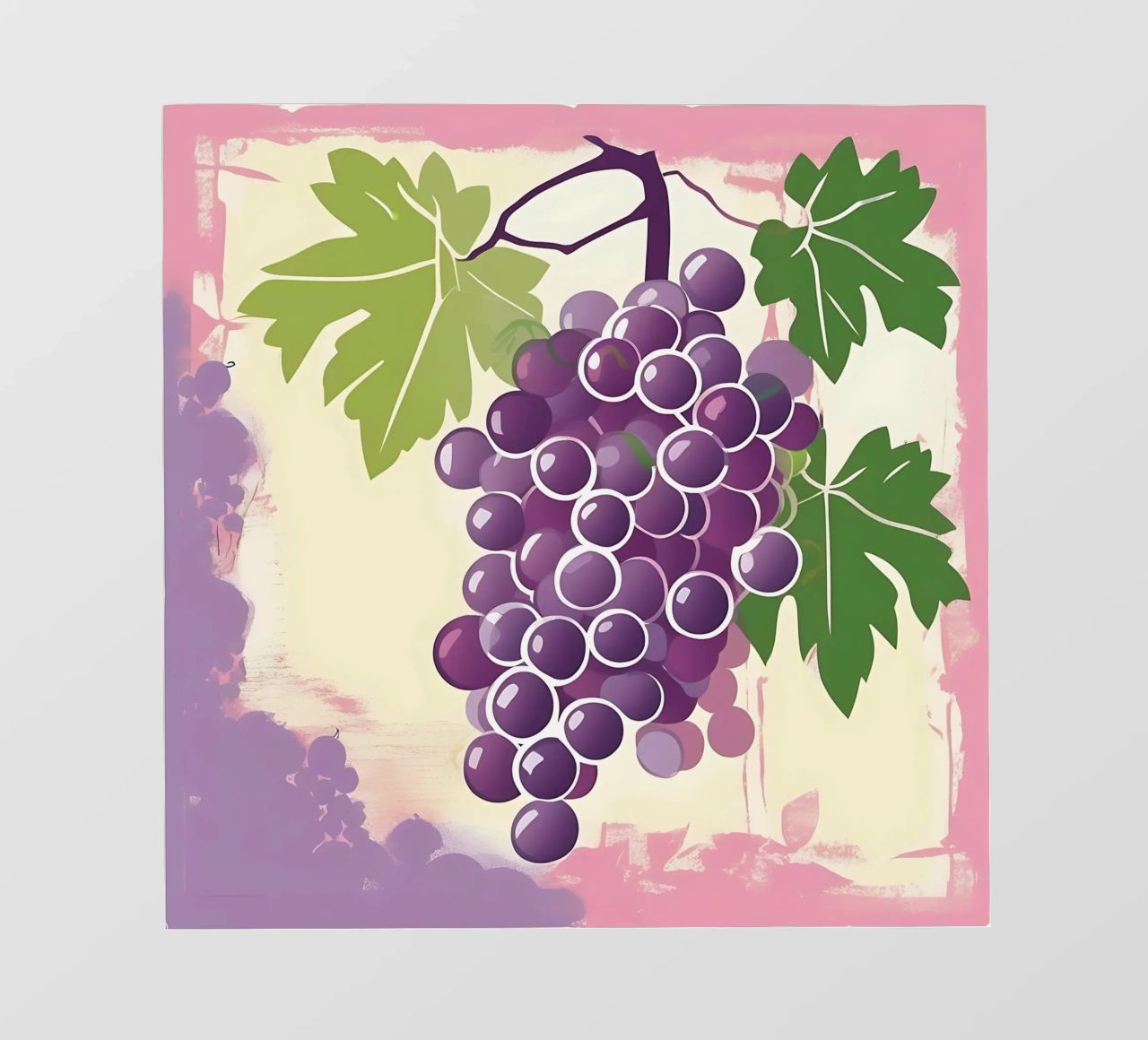Uva_stile_A_5 telo in pvc da Pink- und LoveArt by LK