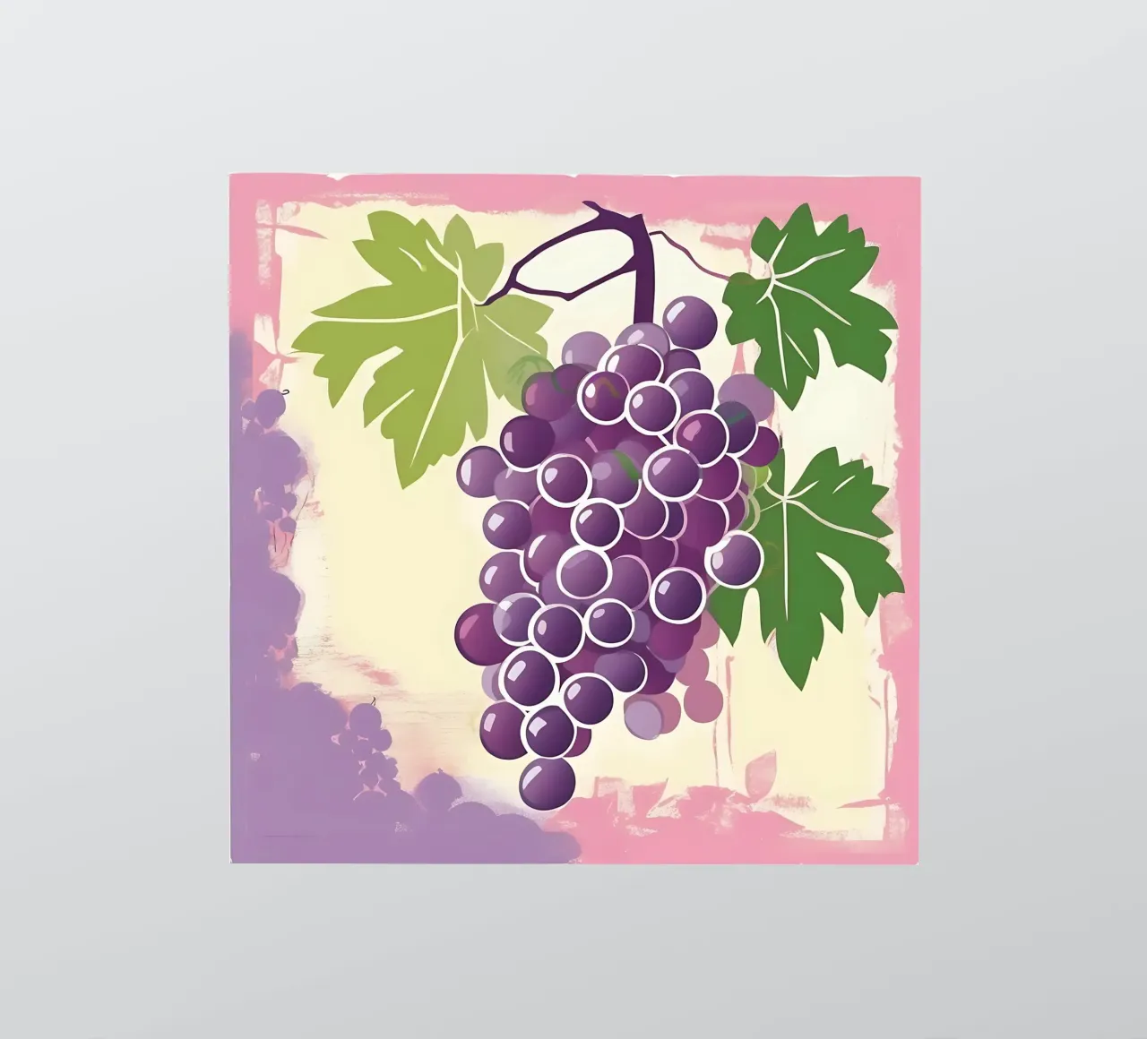 Uva_stile_A_5 adesivo da Pink- und LoveArt by LK