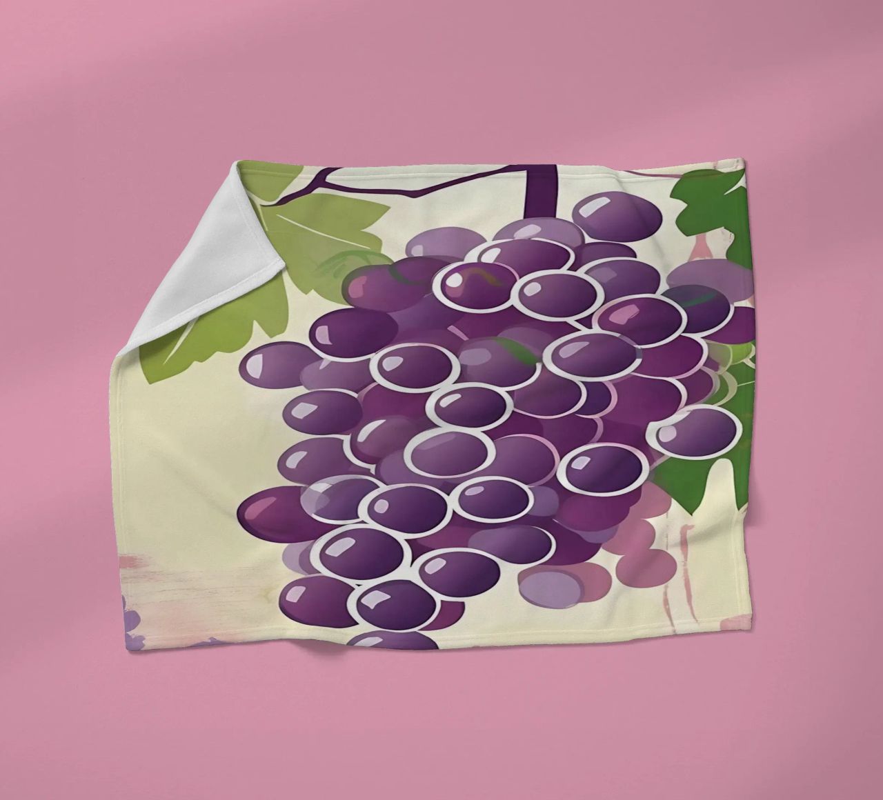 Uva_stile_A_5 coperta in pile da Pink- und LoveArt by LK