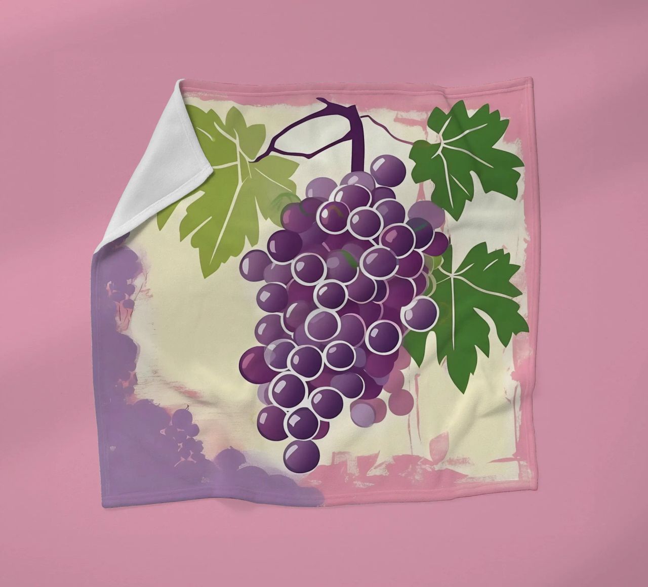 Uva_stile_A_5 coperta in pile da Pink- und LoveArt by LK