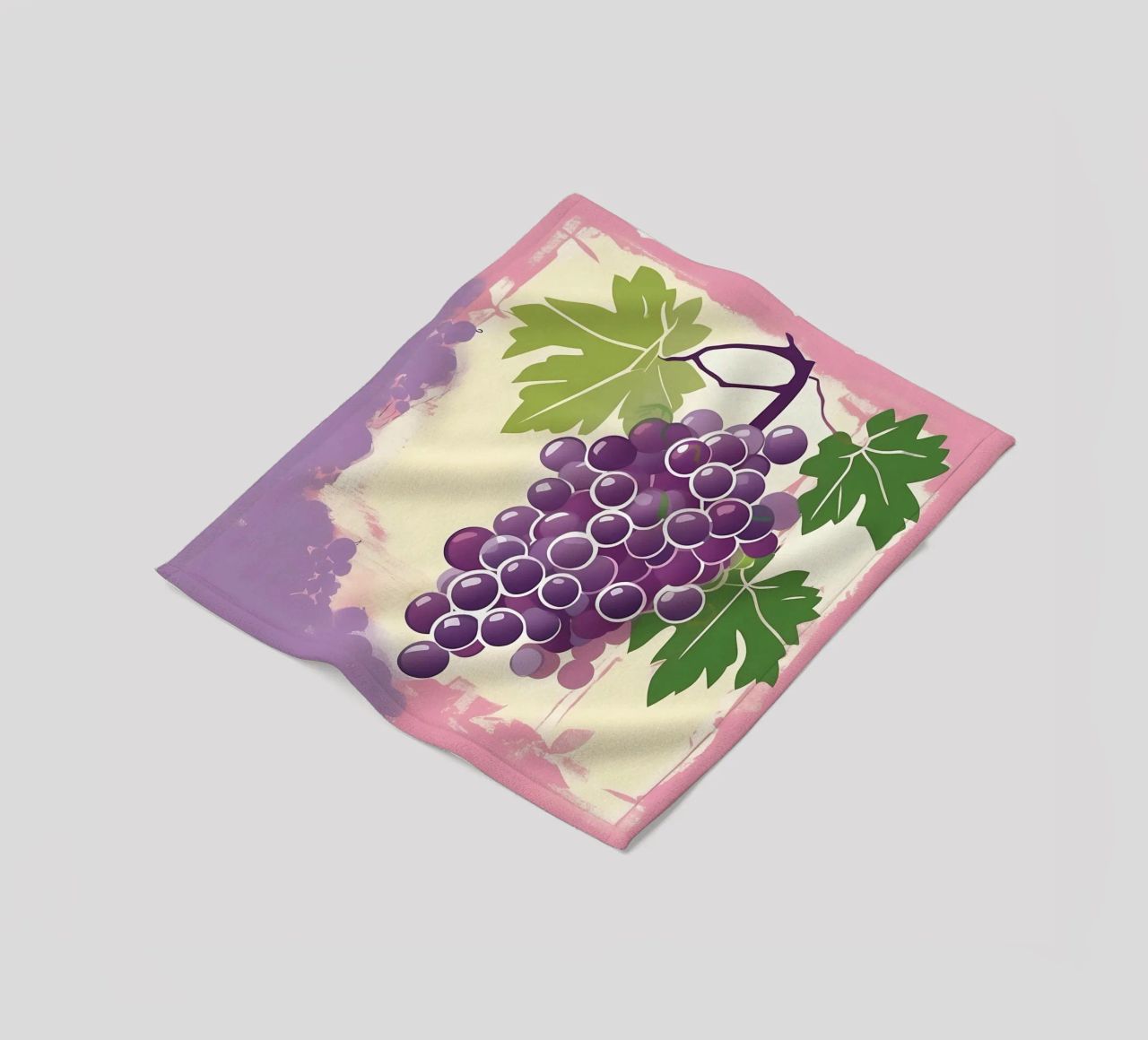 Uva_stile_A_5 coperta in pile da Pink- und LoveArt by LK