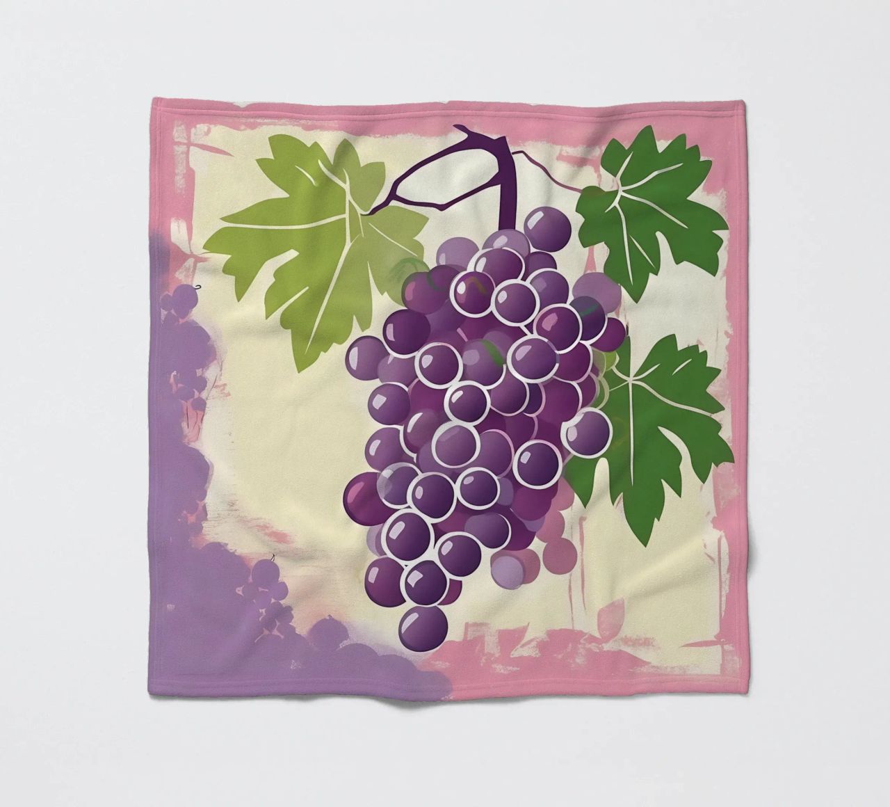 Uva_stile_A_5 coperta in pile da Pink- und LoveArt by LK