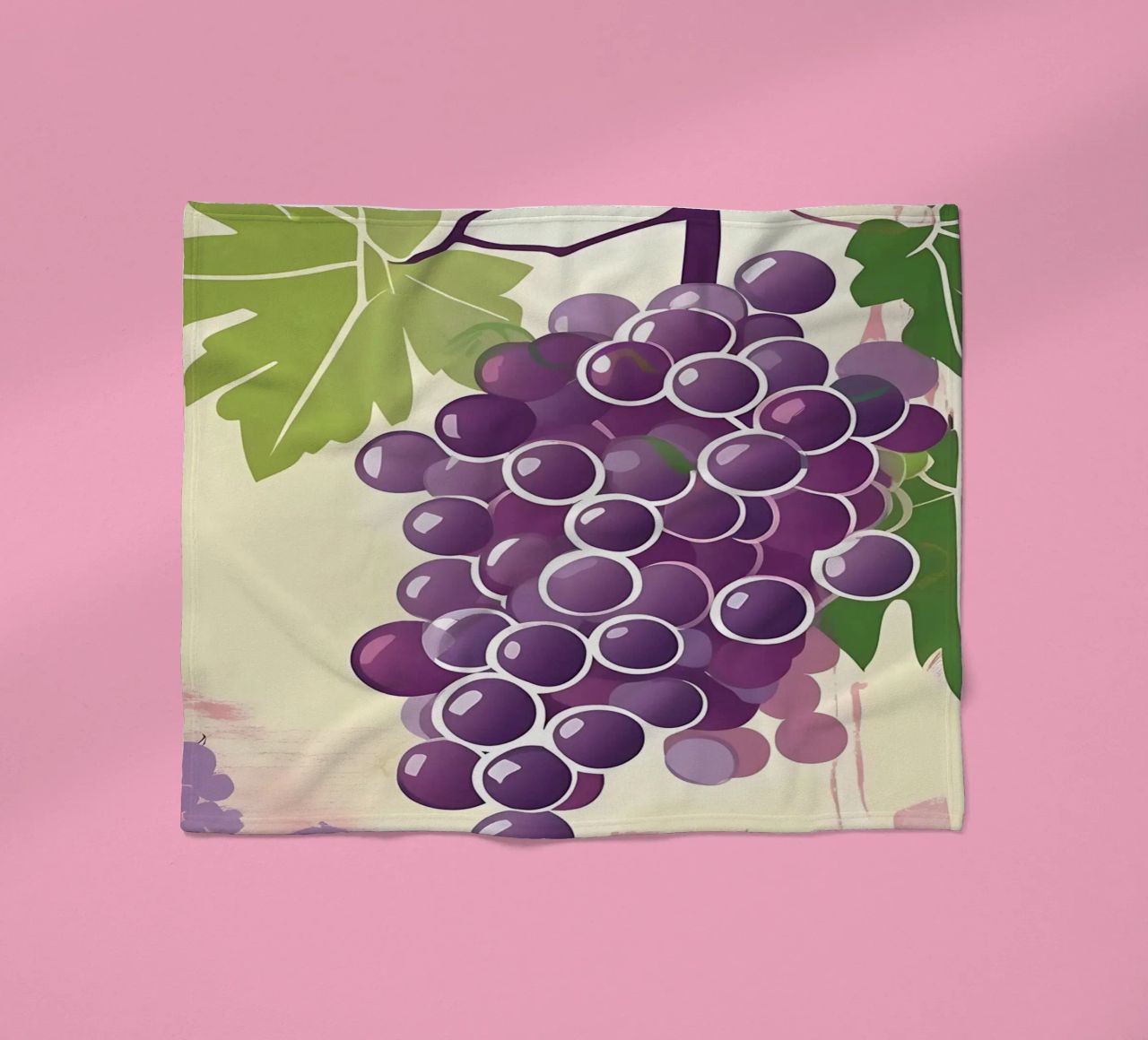 Uva_stile_A_5 coperta in pile da Pink- und LoveArt by LK