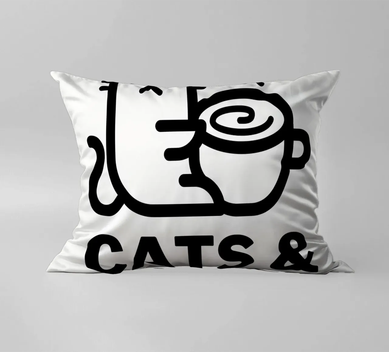 Gatti e caffè cuscino da Bartosz Powalka