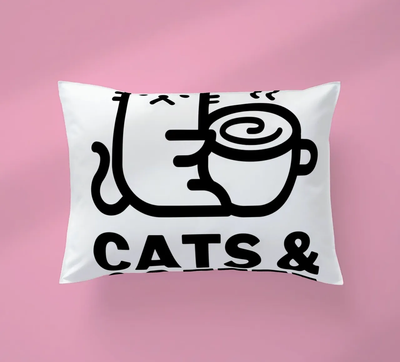 Gatti e caffè cuscino da Bartosz Powalka
