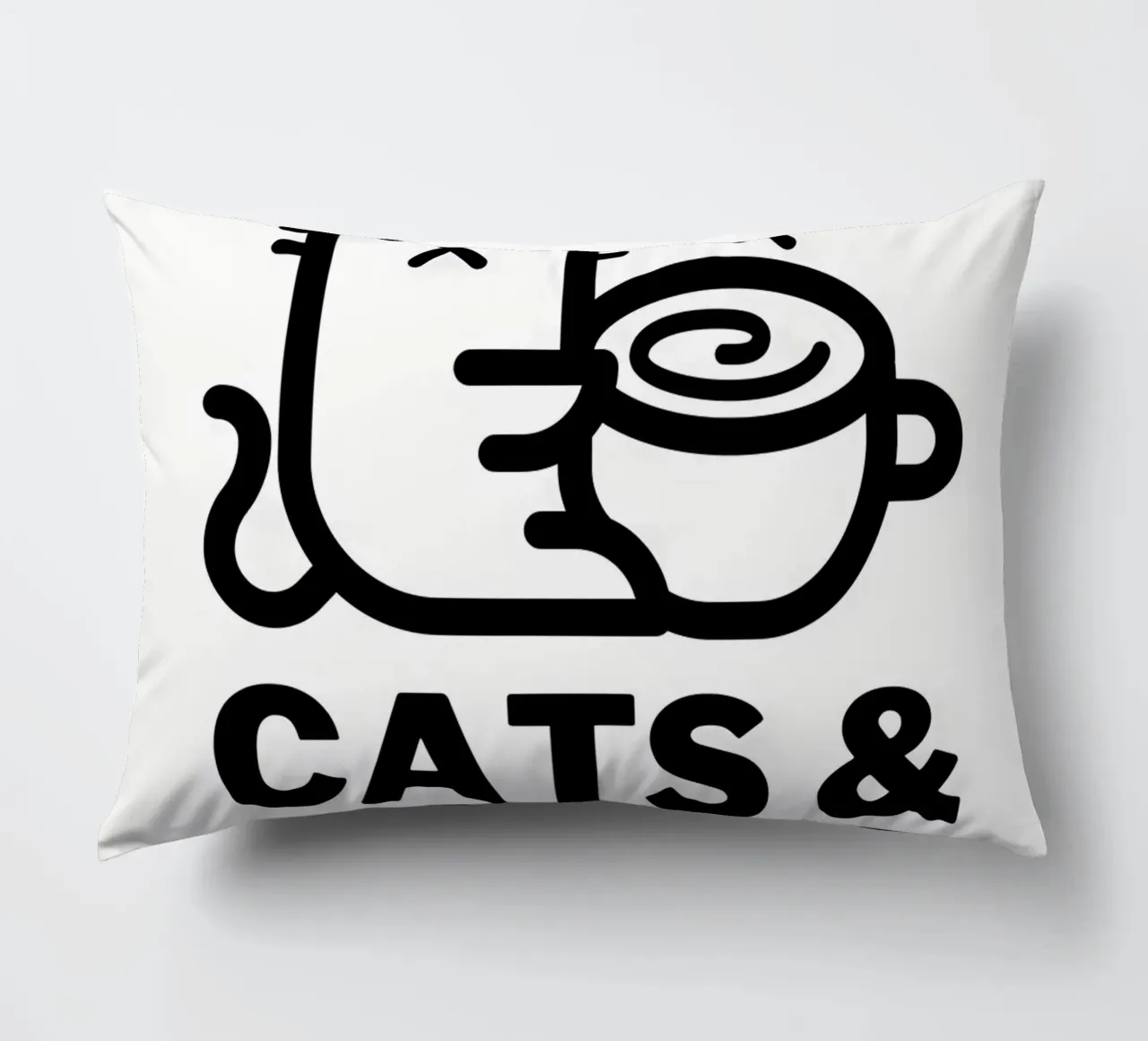 Gatti e caffè cuscino da Bartosz Powalka