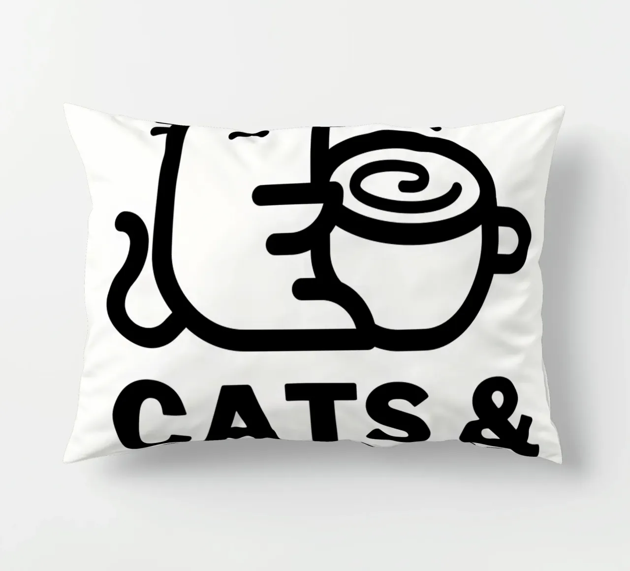 Gatti e caffè cuscino da Bartosz Powalka