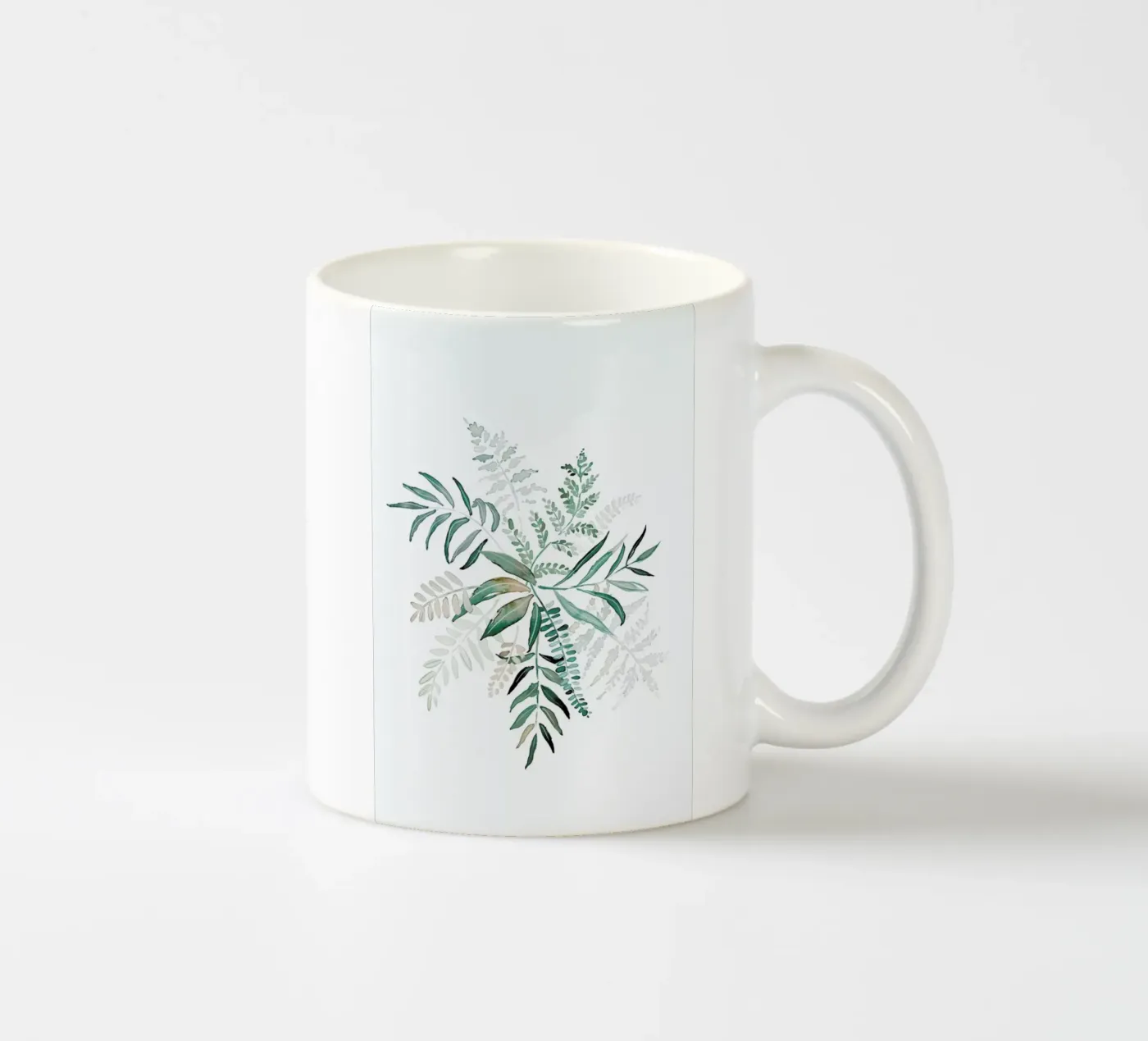 Fern ceramic mug by Farina Kuklinski