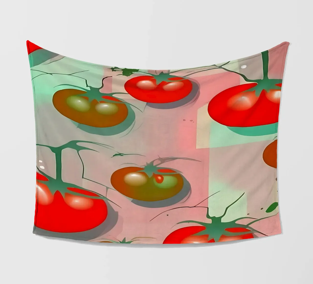 Stile_di_pomodoro_A_1 coperta in pile da Pink- und LoveArt by LK