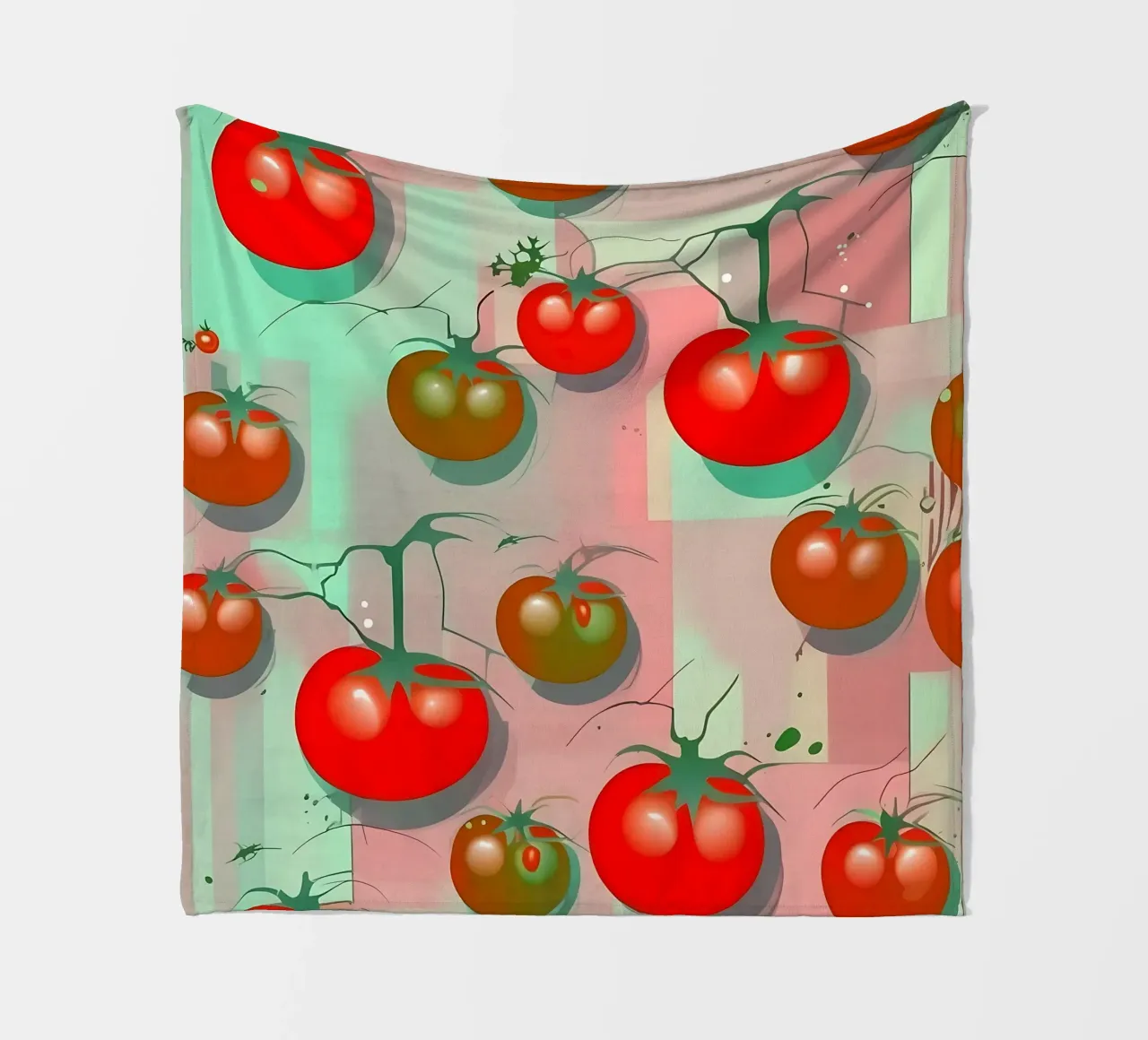 Stile_di_pomodoro_A_1 coperta in pile da Pink- und LoveArt by LK