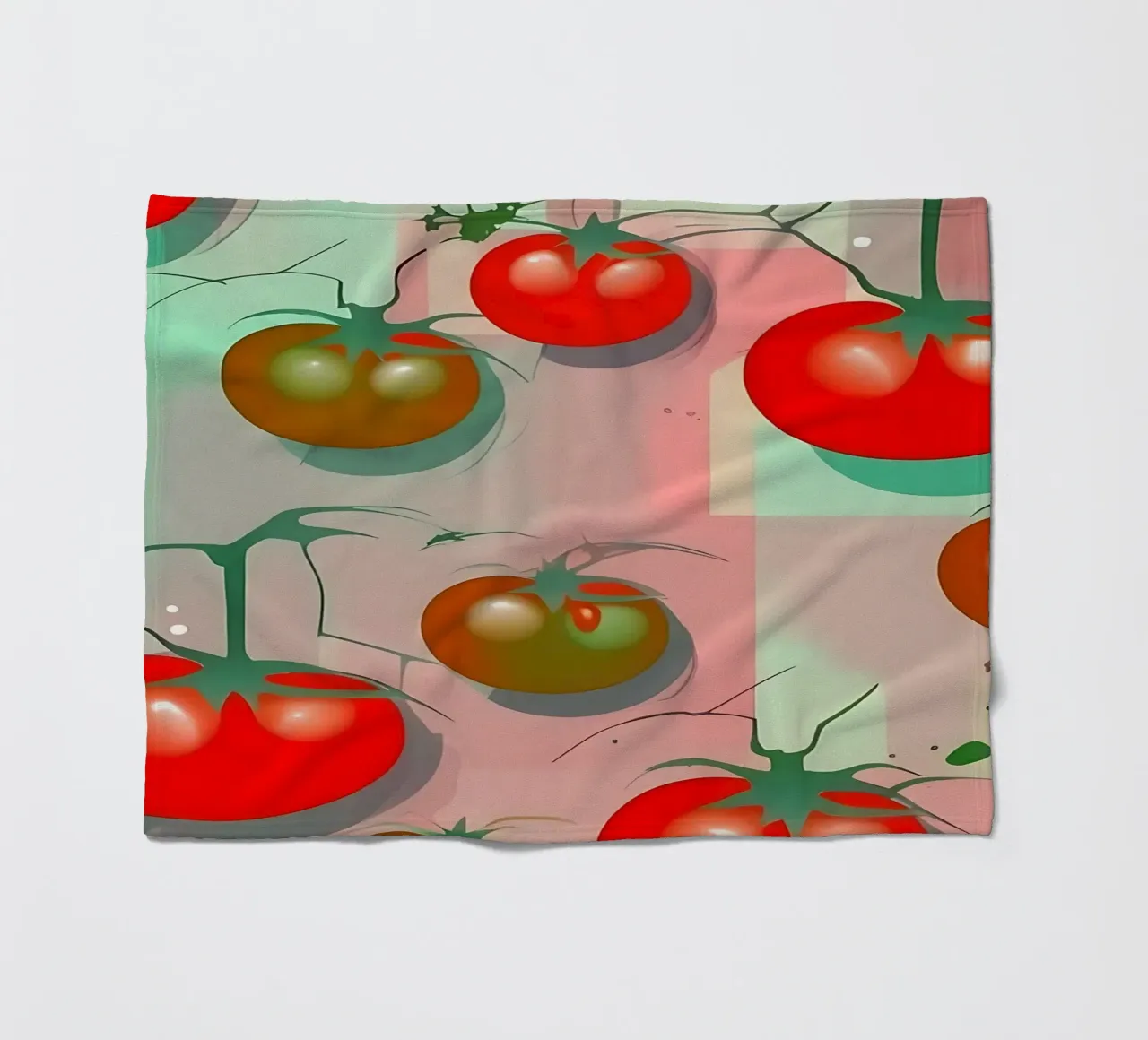 Stile_di_pomodoro_A_1 coperta in pile da Pink- und LoveArt by LK