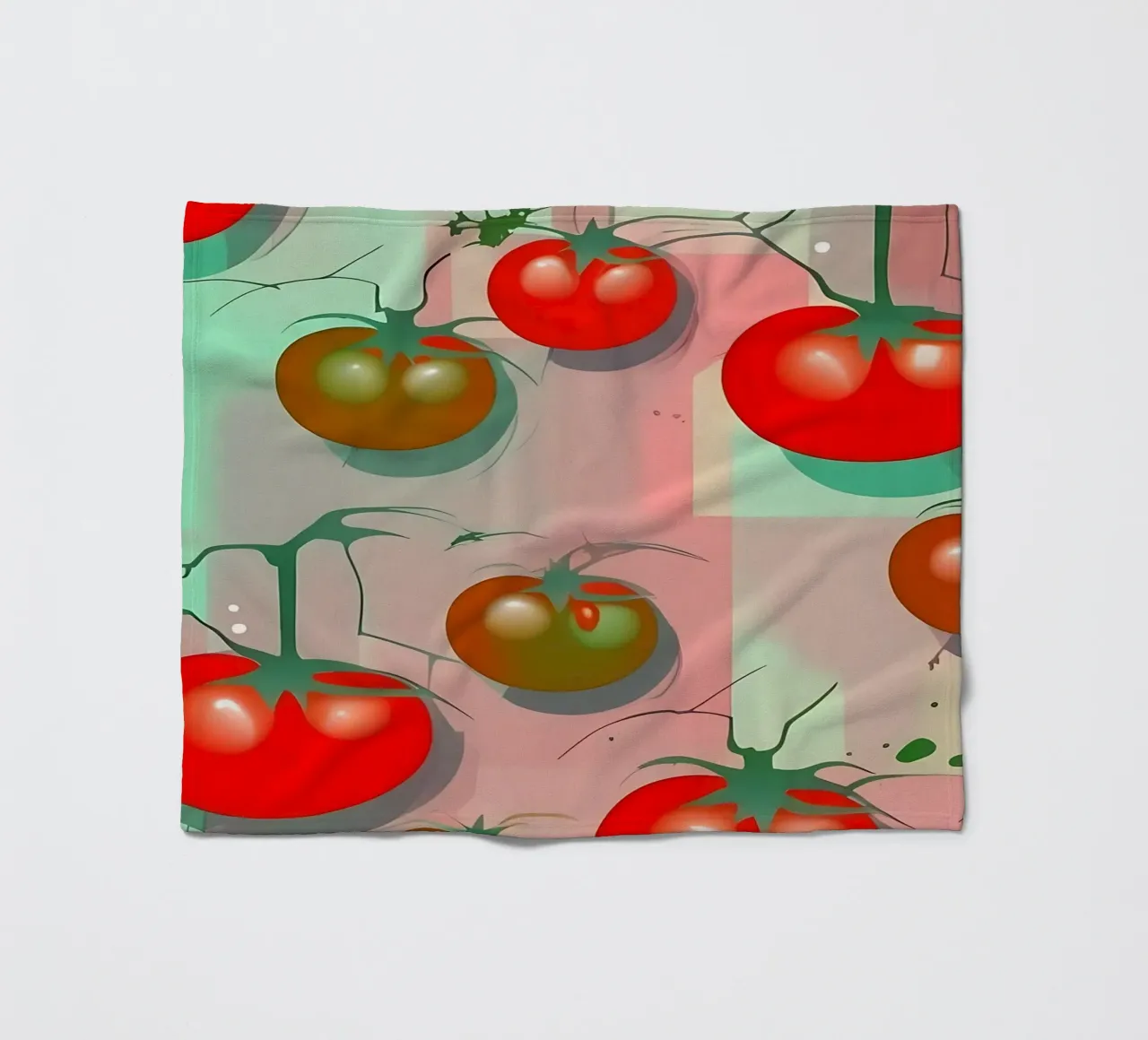 Stile_di_pomodoro_A_1 coperta in pile da Pink- und LoveArt by LK