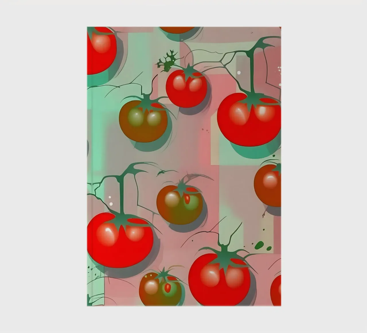 Tomato_style_A_1 notebook by Pink- und LoveArt by LK
