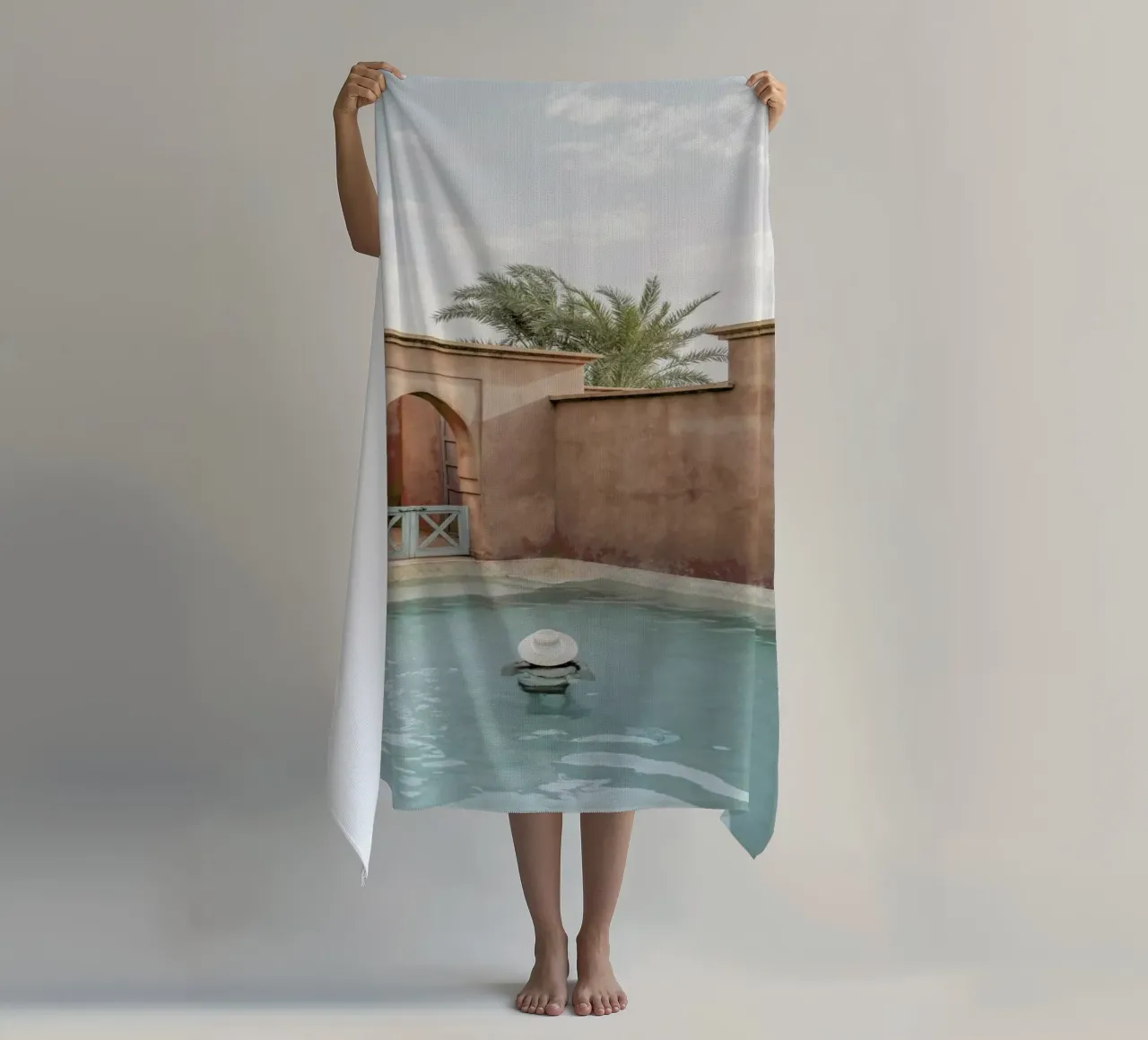 Summer Escape beach towel by Runway Collective