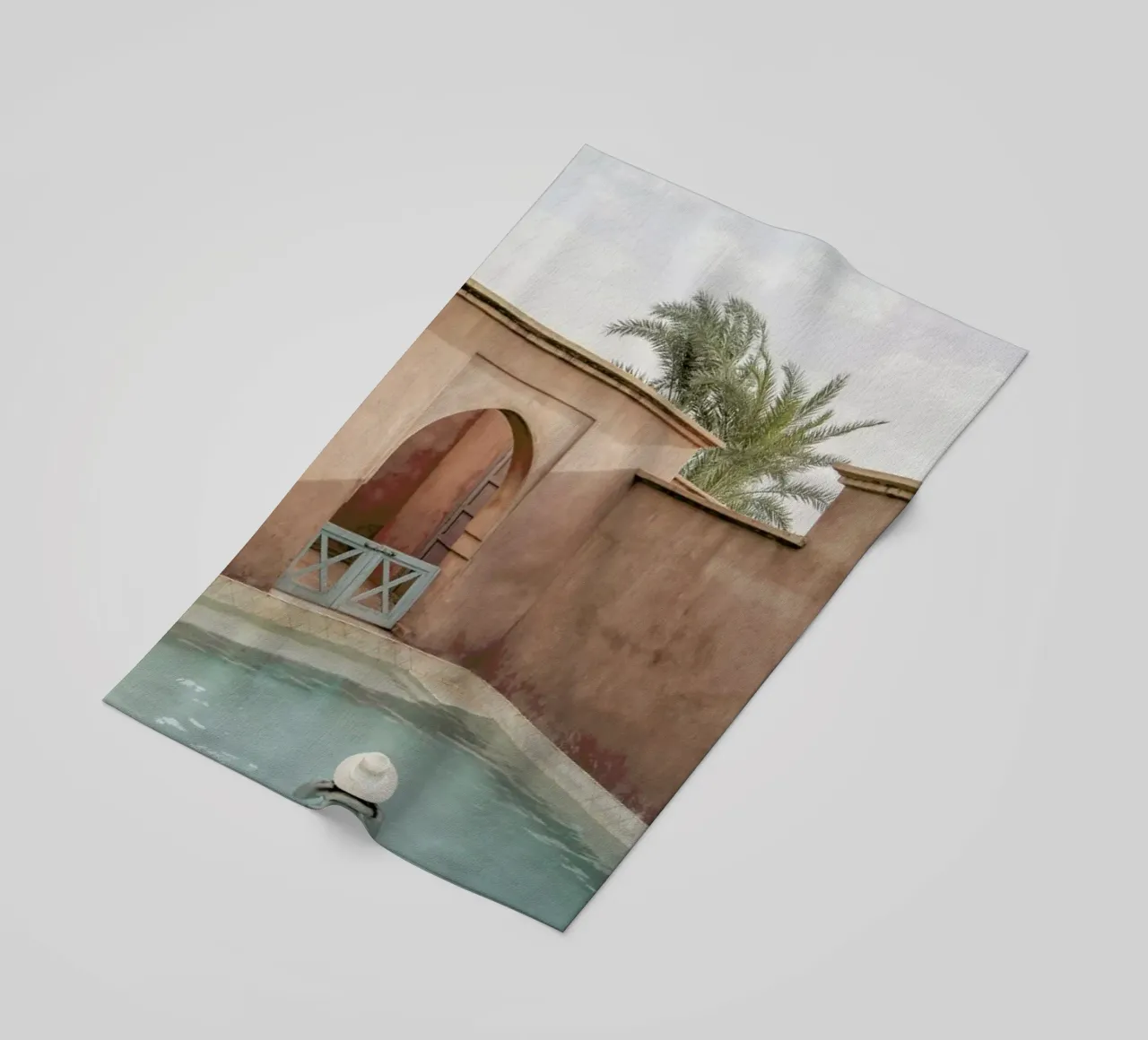 Summer Escape beach towel by Runway Collective