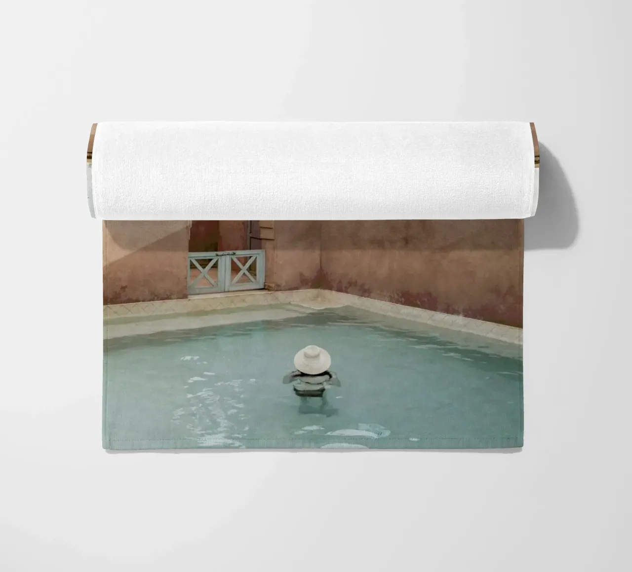 Summer Escape beach towel by Runway Collective