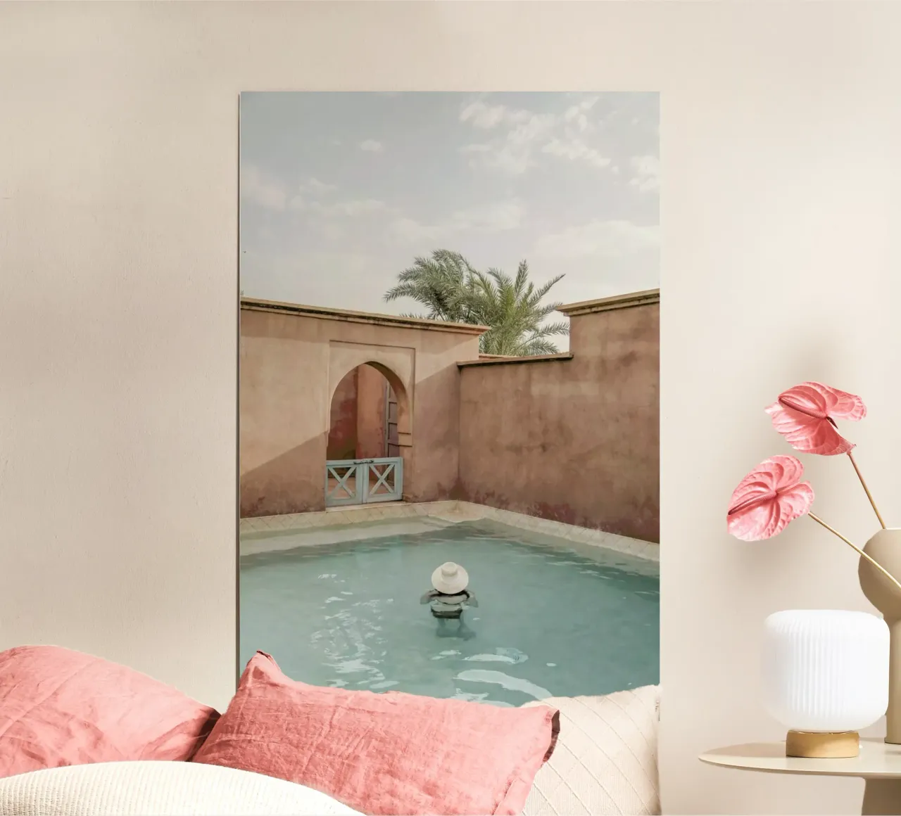 Summer Escape poster con telaio in plastica da Runway Collective