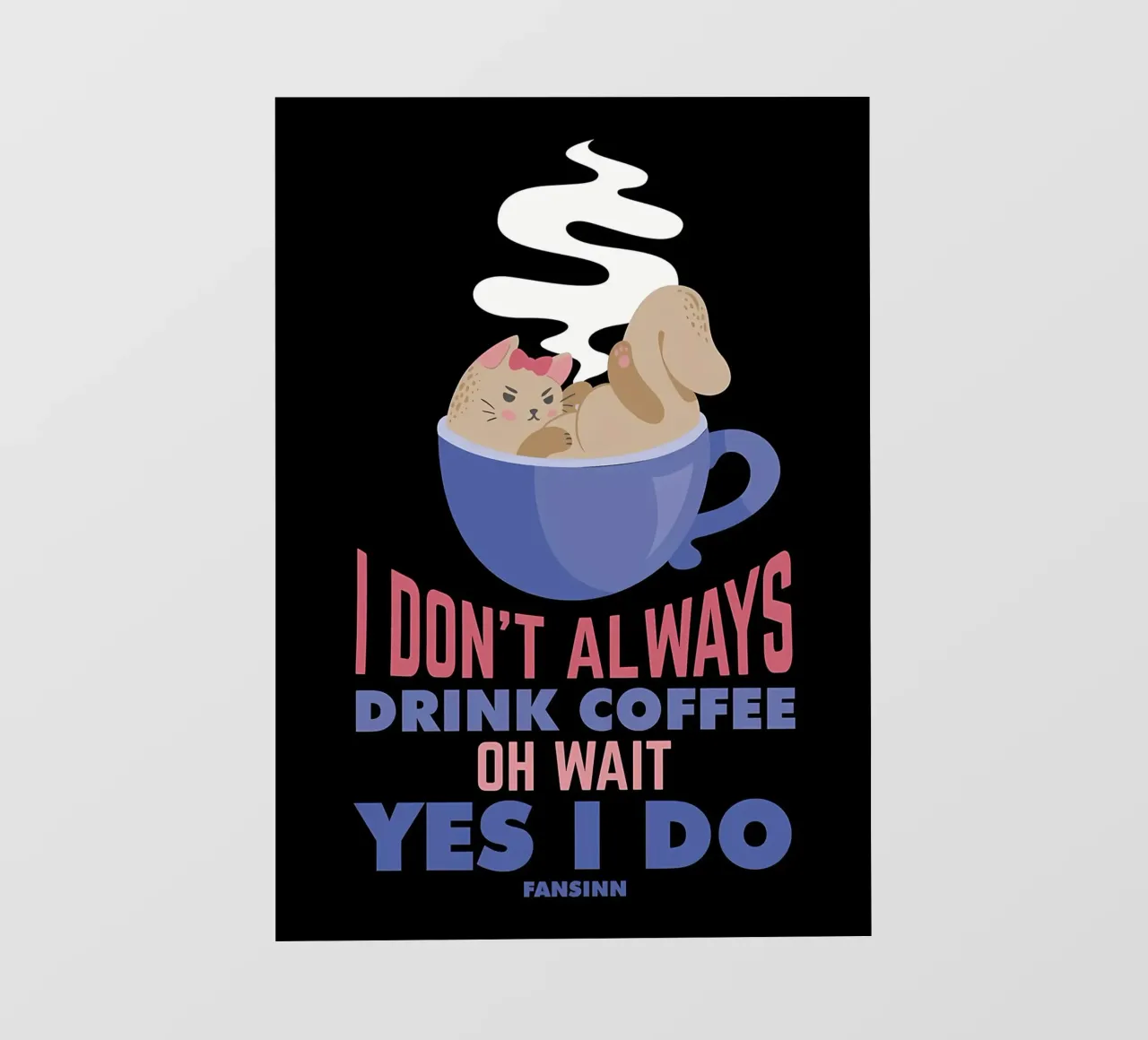 Ich trinke nicht immer Kaffee Fototapete von Bartosz Powalka