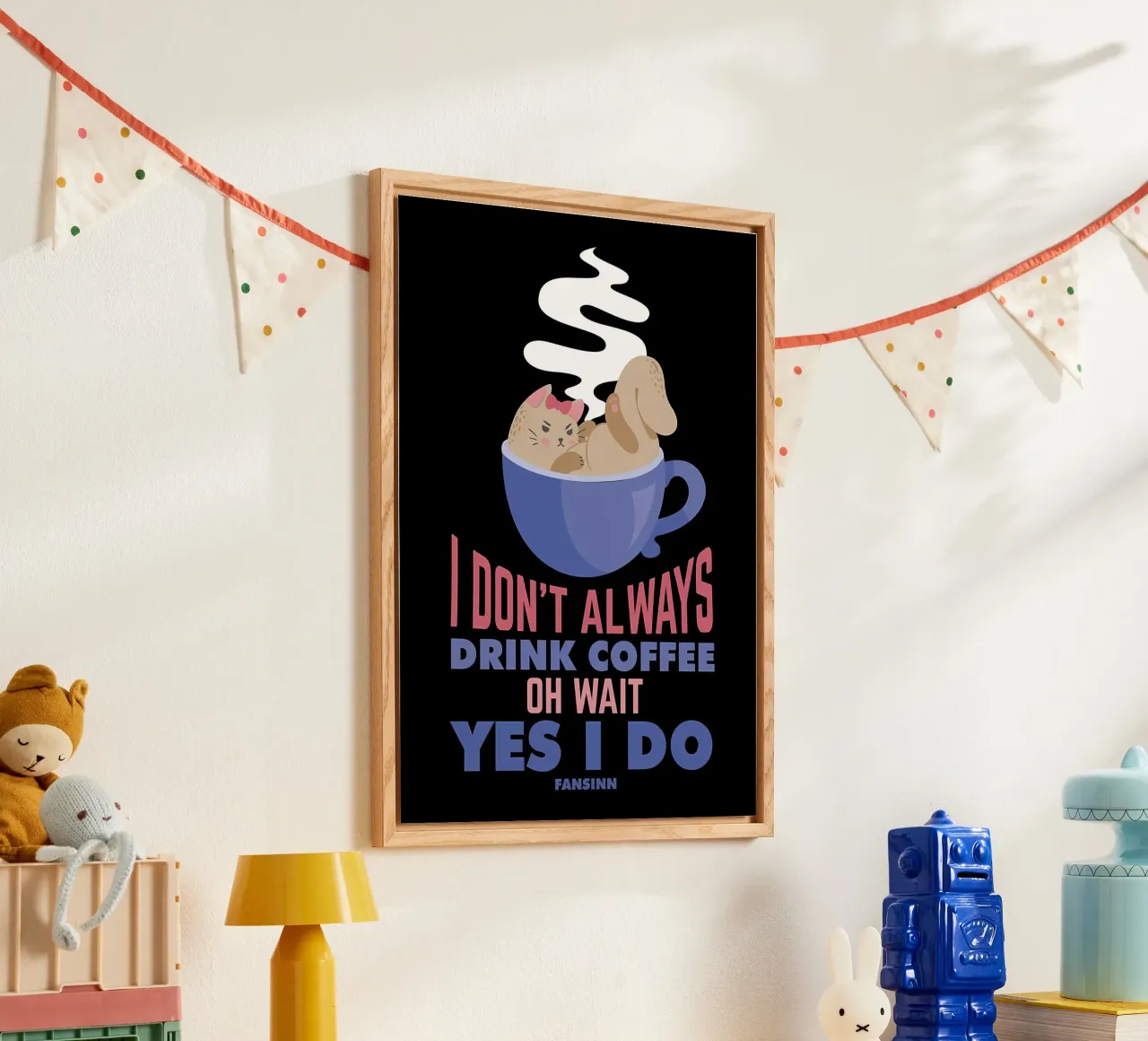 Non bevo sempre caffè plexiglass da Bartosz Powalka