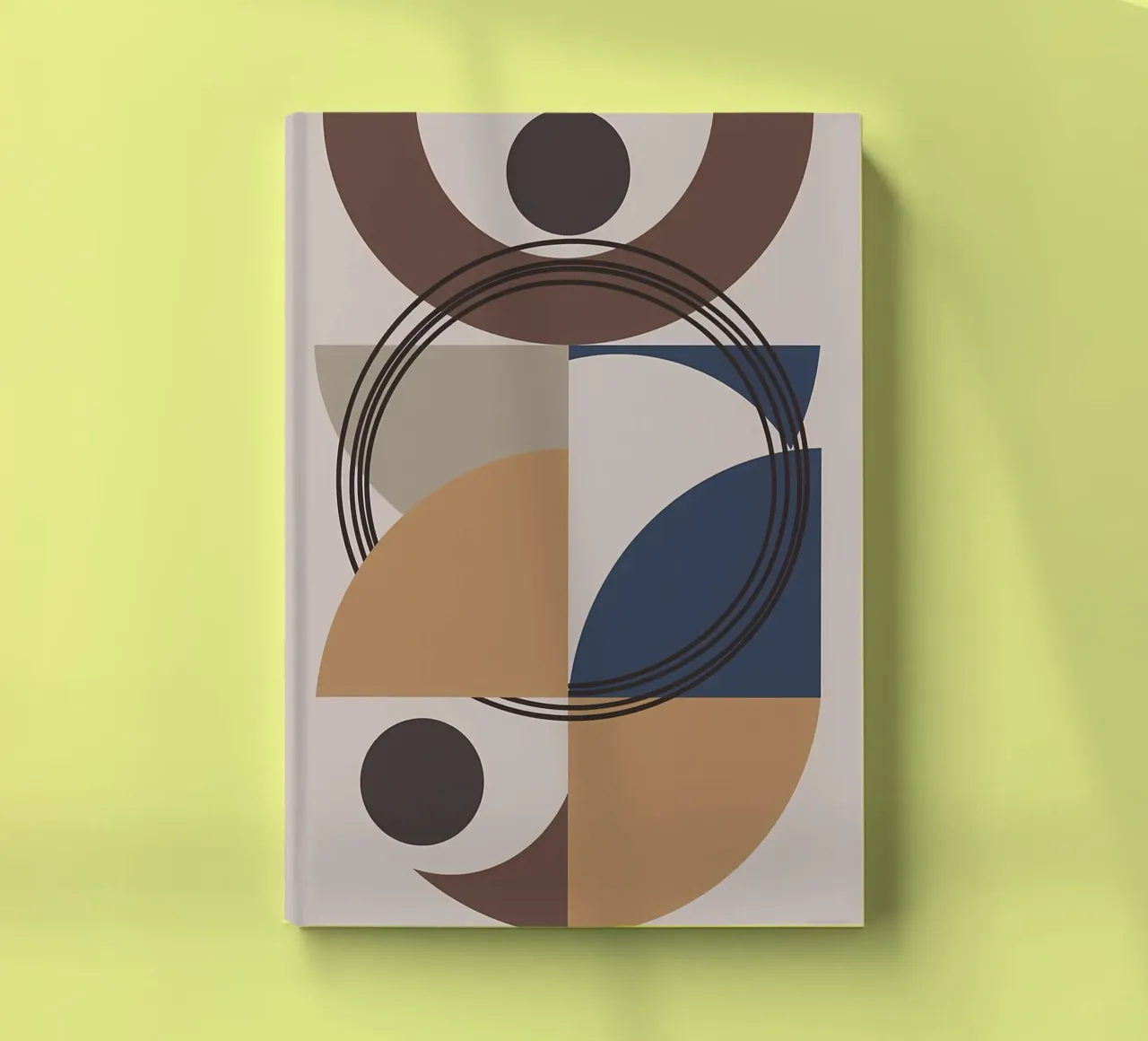 Abstract Composition 942 notebook by Aiden Garcia