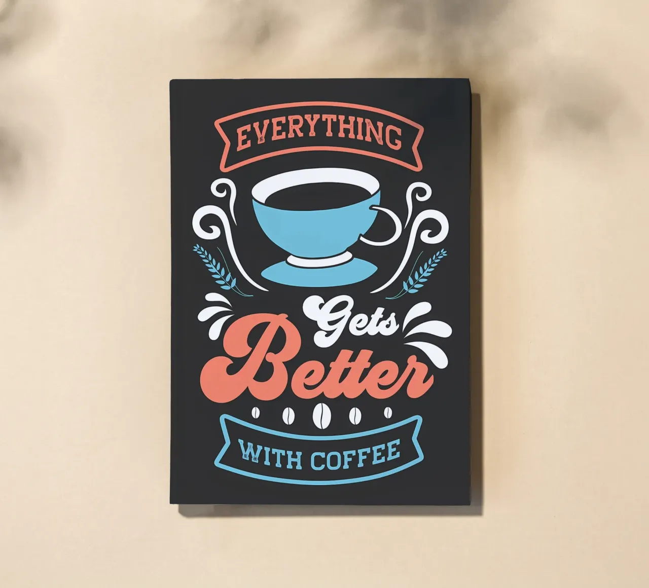 Better with Coffee notebook by Bartosz Powalka