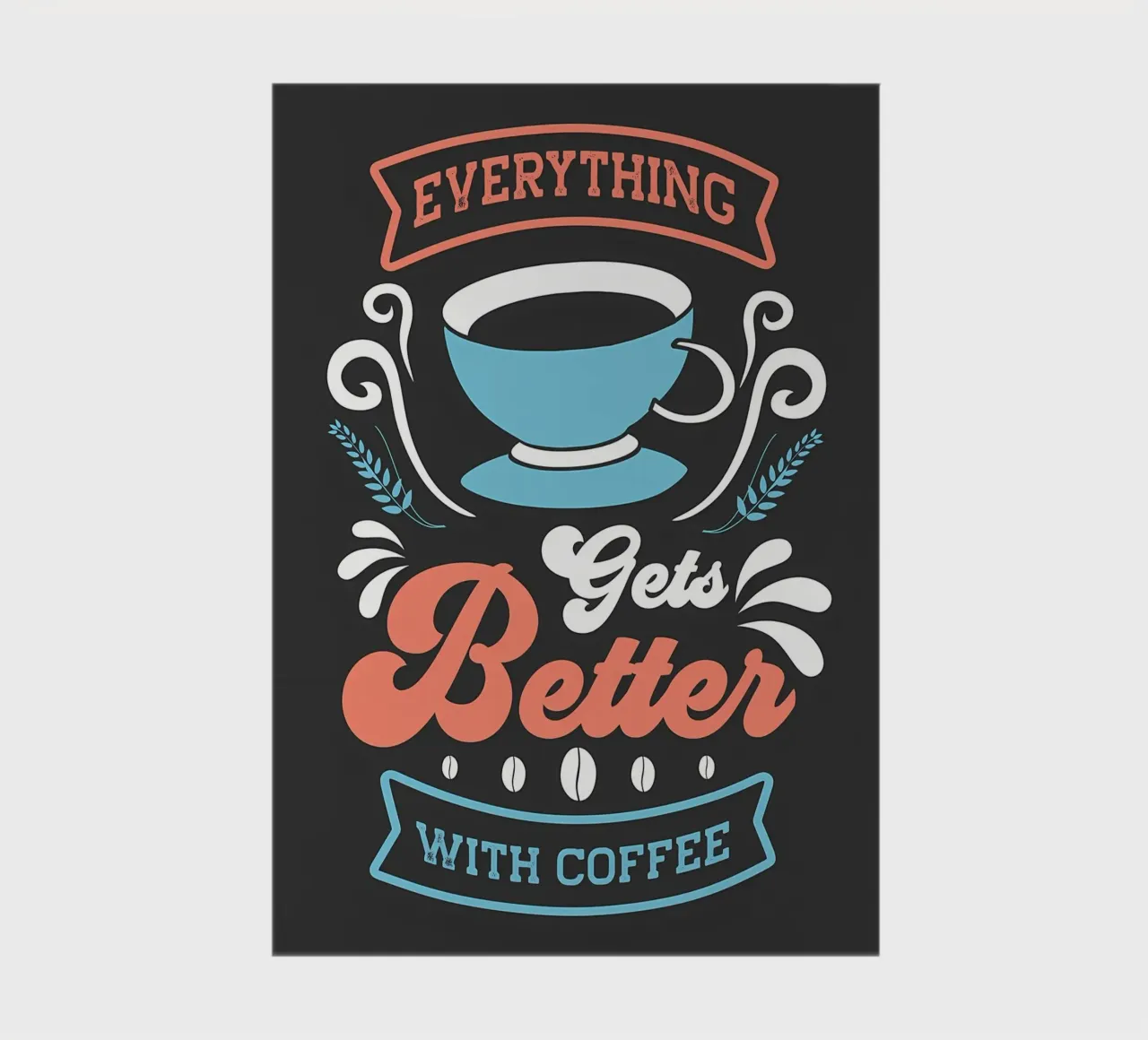 Better with Coffee notebook by Bartosz Powalka