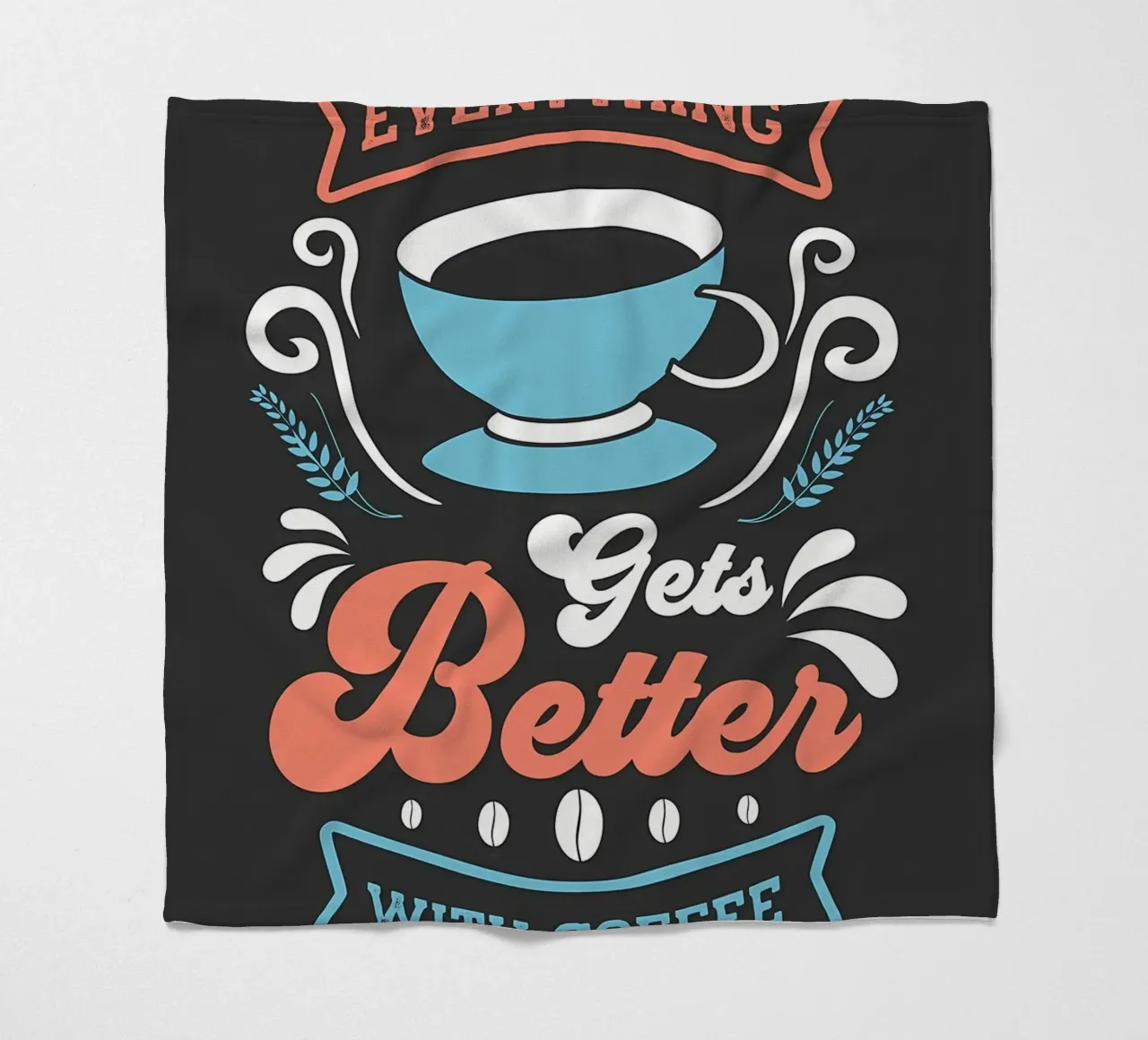 Meglio con il caffè coperta in pile da Bartosz Powalka