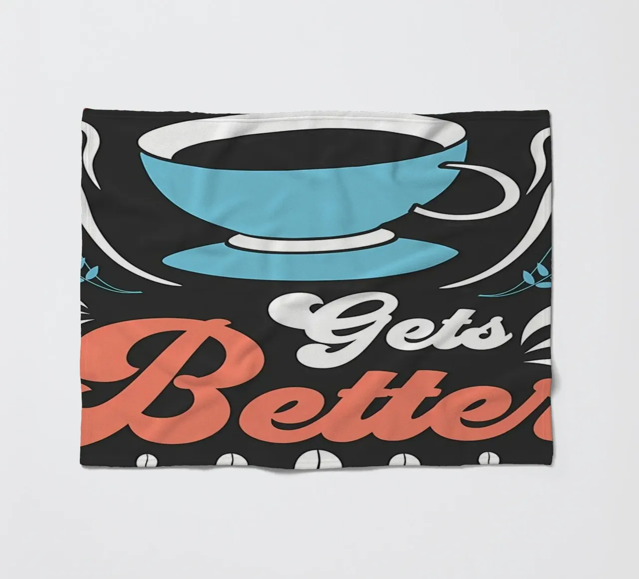 Meglio con il caffè coperta in pile da Bartosz Powalka