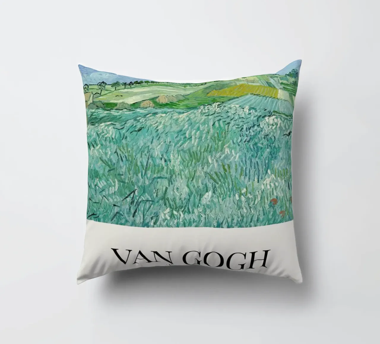 van Gogh - Plain of Auvers cuscino da ARTOTHEK