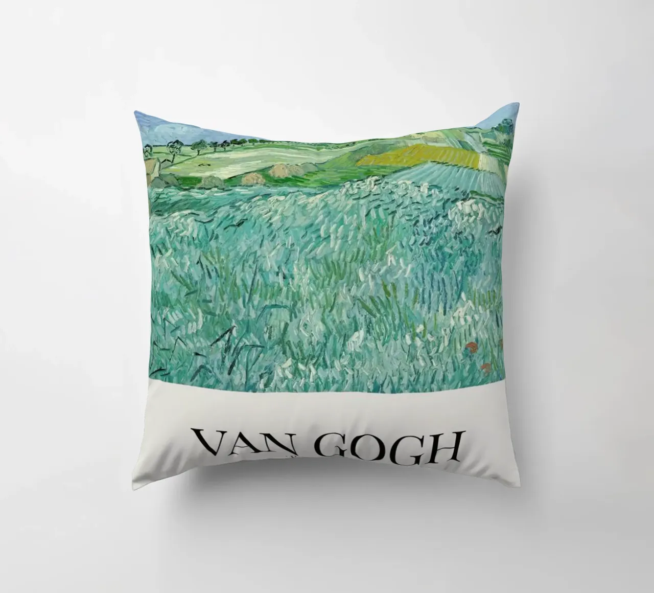 van Gogh - Plain of Auvers cuscino da ARTOTHEK