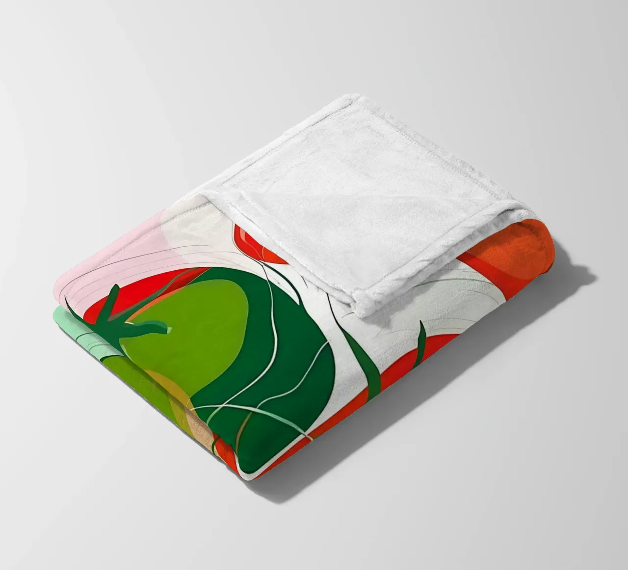 Stile_di_pomodoro_A_2 coperta in pile da Pink- und LoveArt by LK