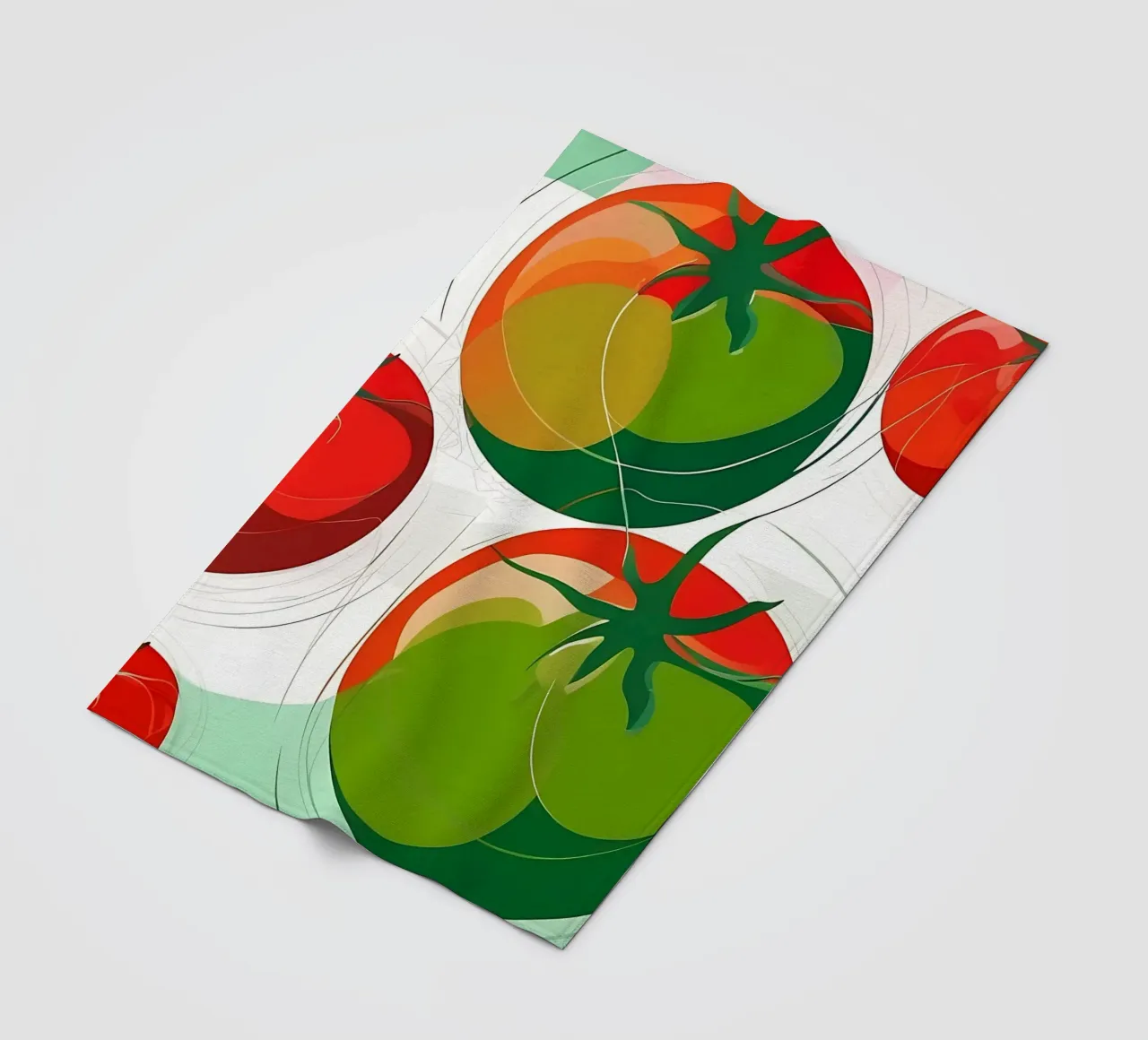 Stile_di_pomodoro_A_2 coperta in pile da Pink- und LoveArt by LK