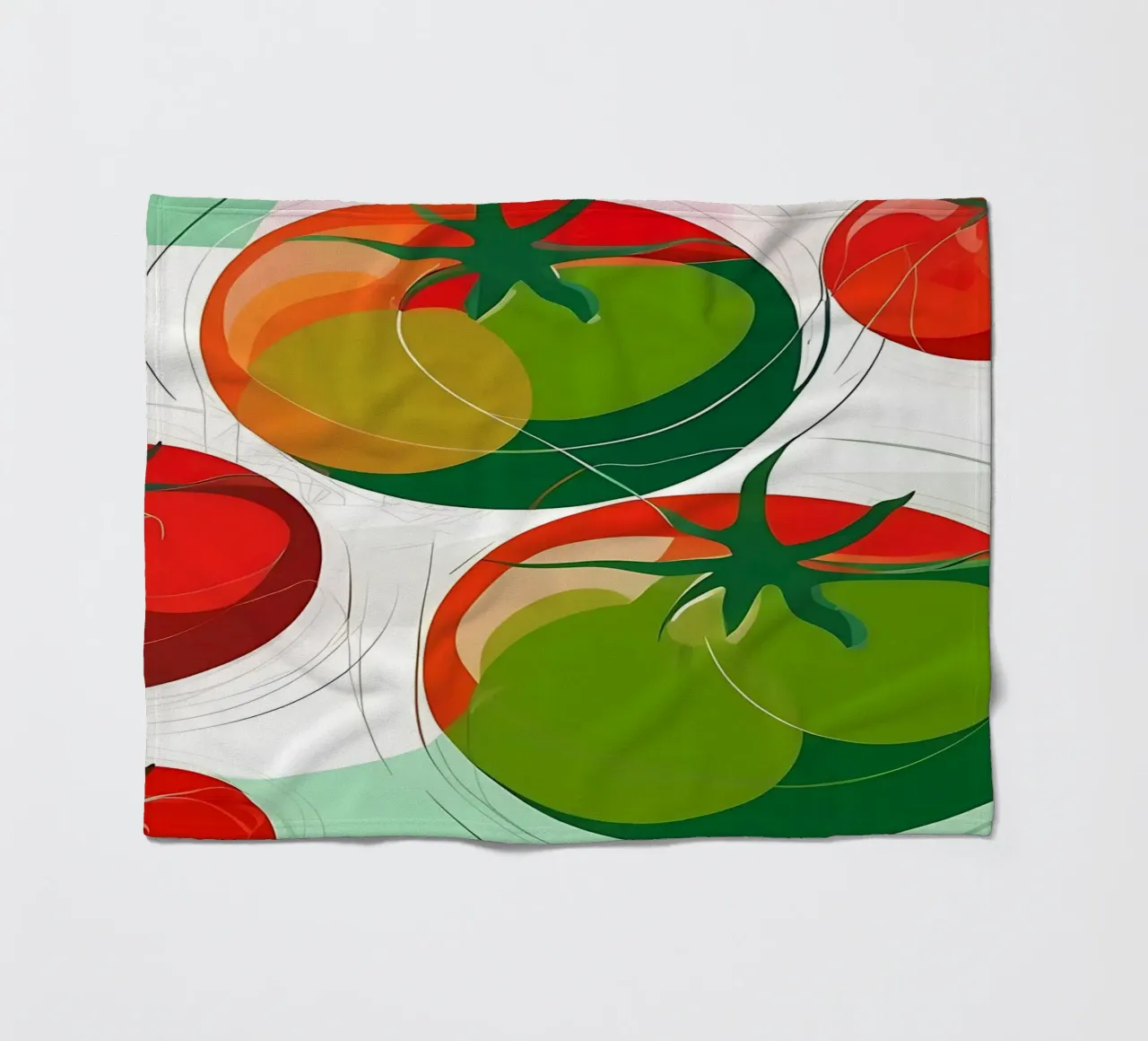 Stile_di_pomodoro_A_2 coperta in pile da Pink- und LoveArt by LK