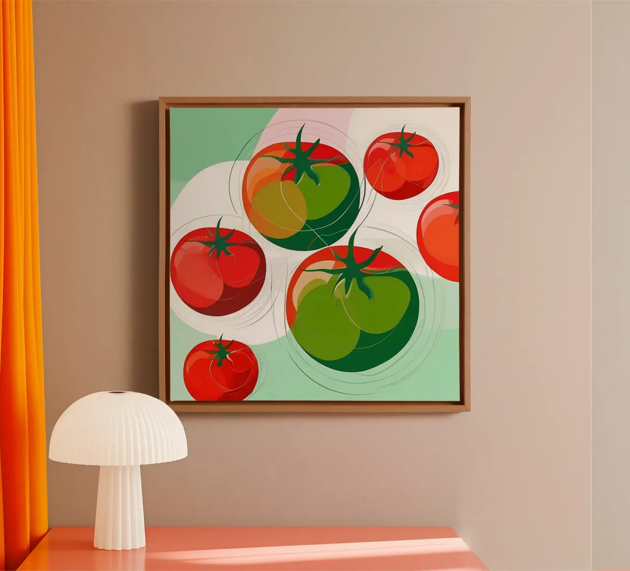 Tomato_style_A_2 canvas by Pink- und LoveArt by LK