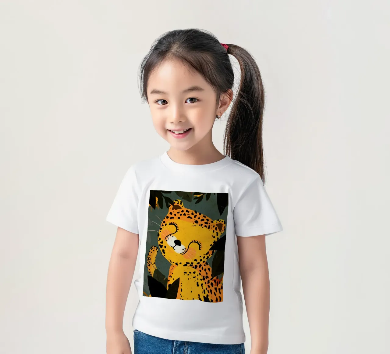 Young Leopard t-shirt bambini da treechild